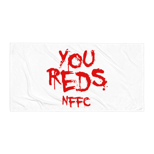 Beach Towel - You Reds 3 by Nottingham Reds