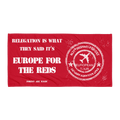 Beach Towel - Waka Waka Europe by Nottingham Reds