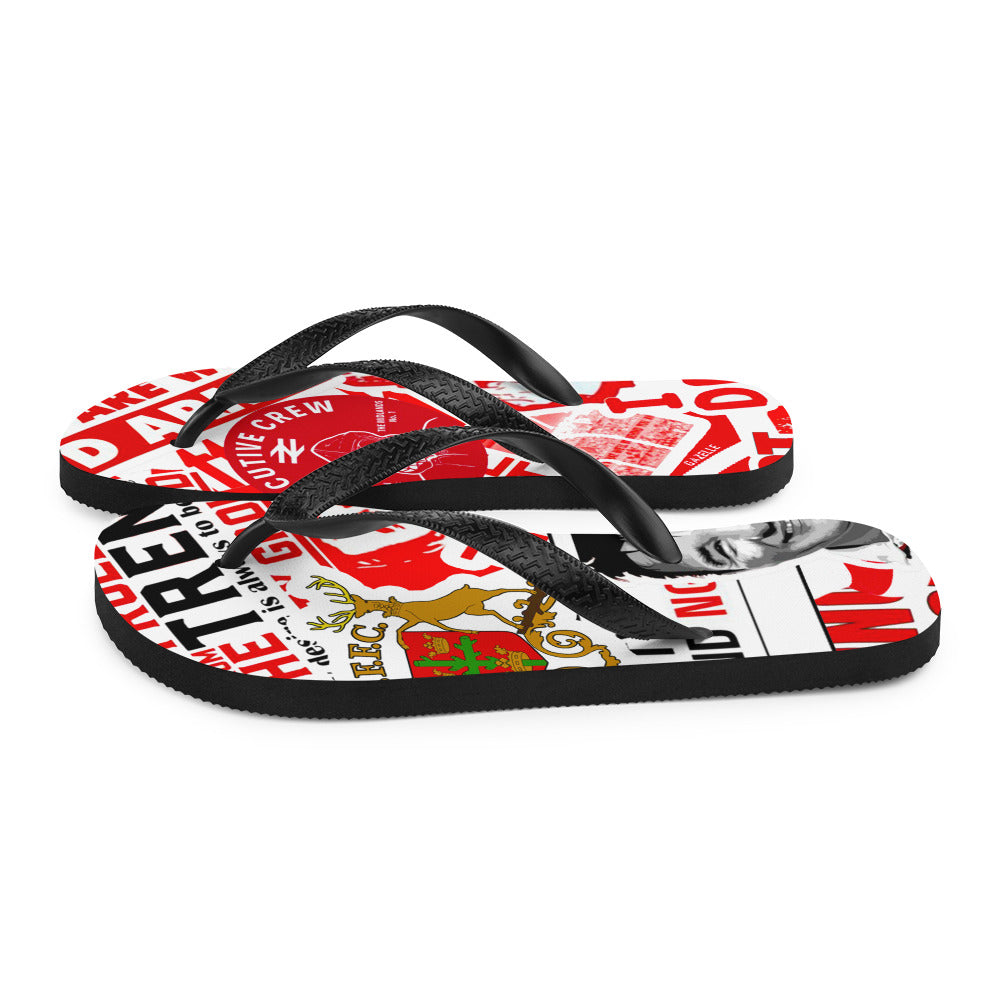 Flip Flops - Sticker Bomb by Nottingham Reds