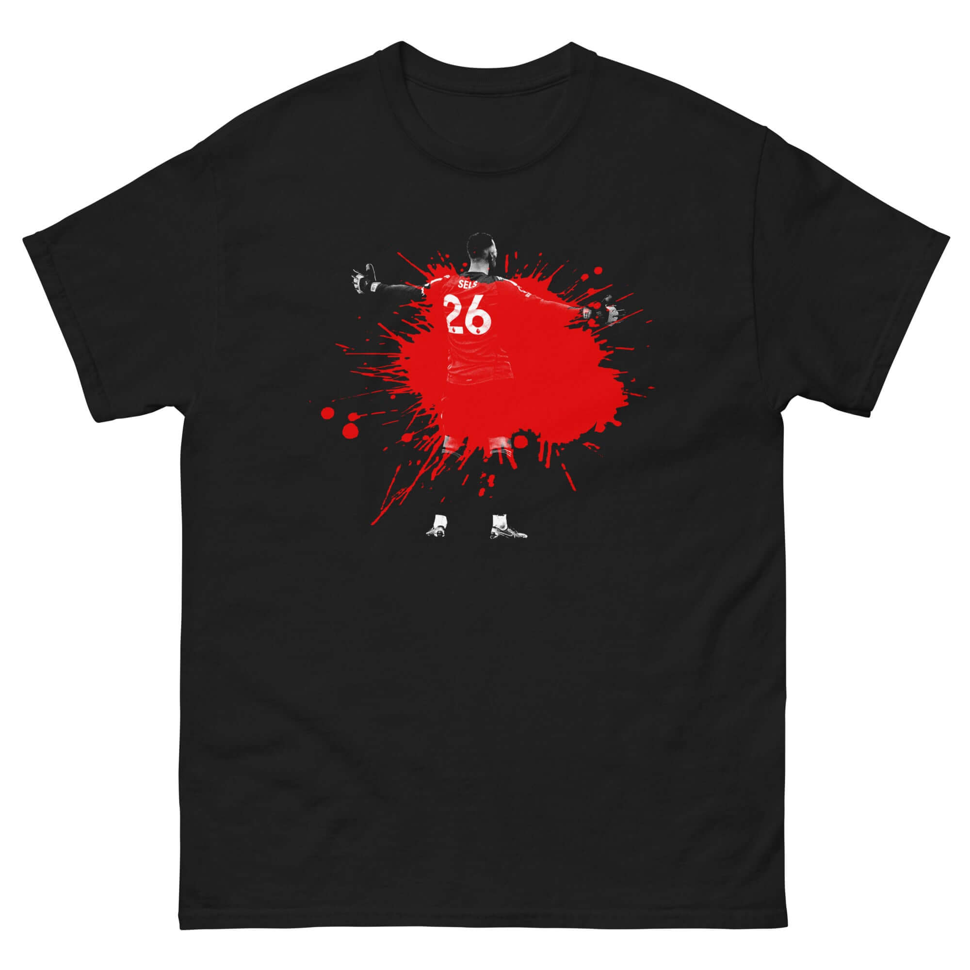 Unisex Short Sleeve T-Shirt - Sels Player Splash by Nottingham Reds