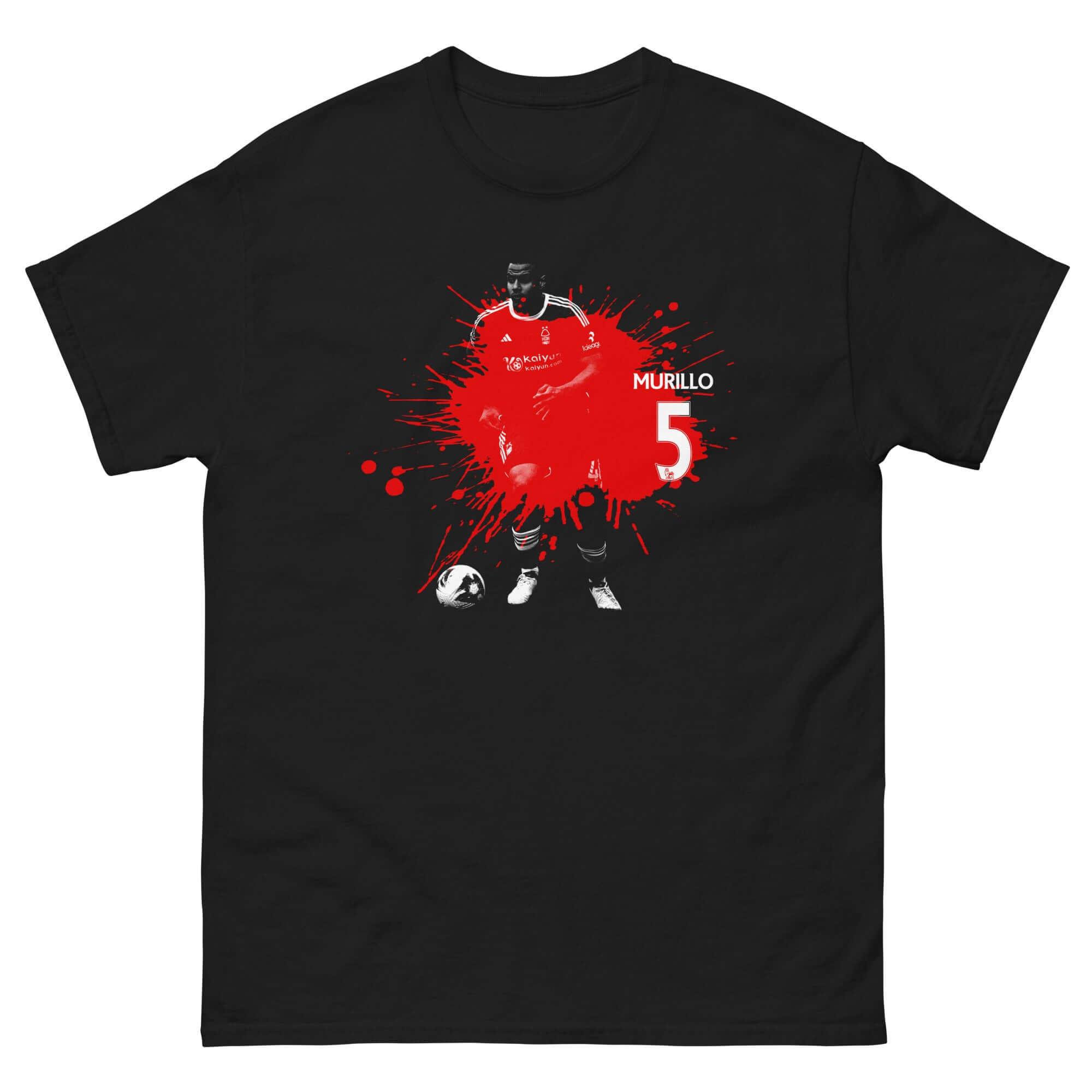 Unisex Short Sleeve T-Shirt - Murillo Player Splash by Nottingham Reds