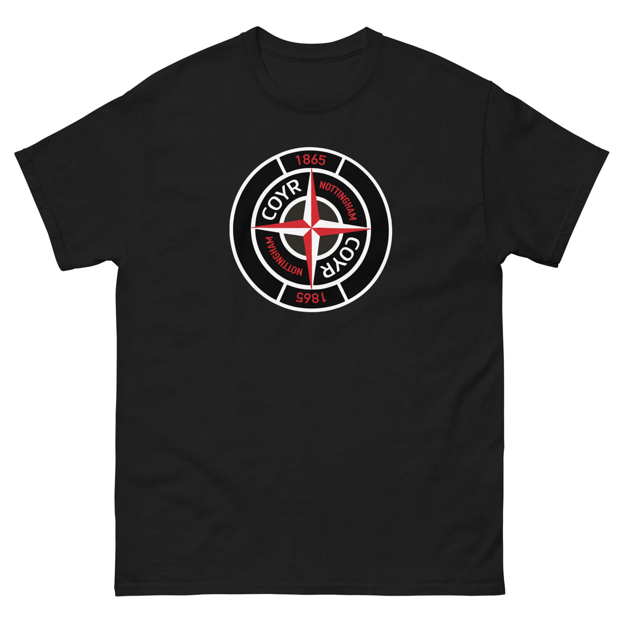 Unisex Short Sleeve T-Shirt - Stone by Nottingham Reds
