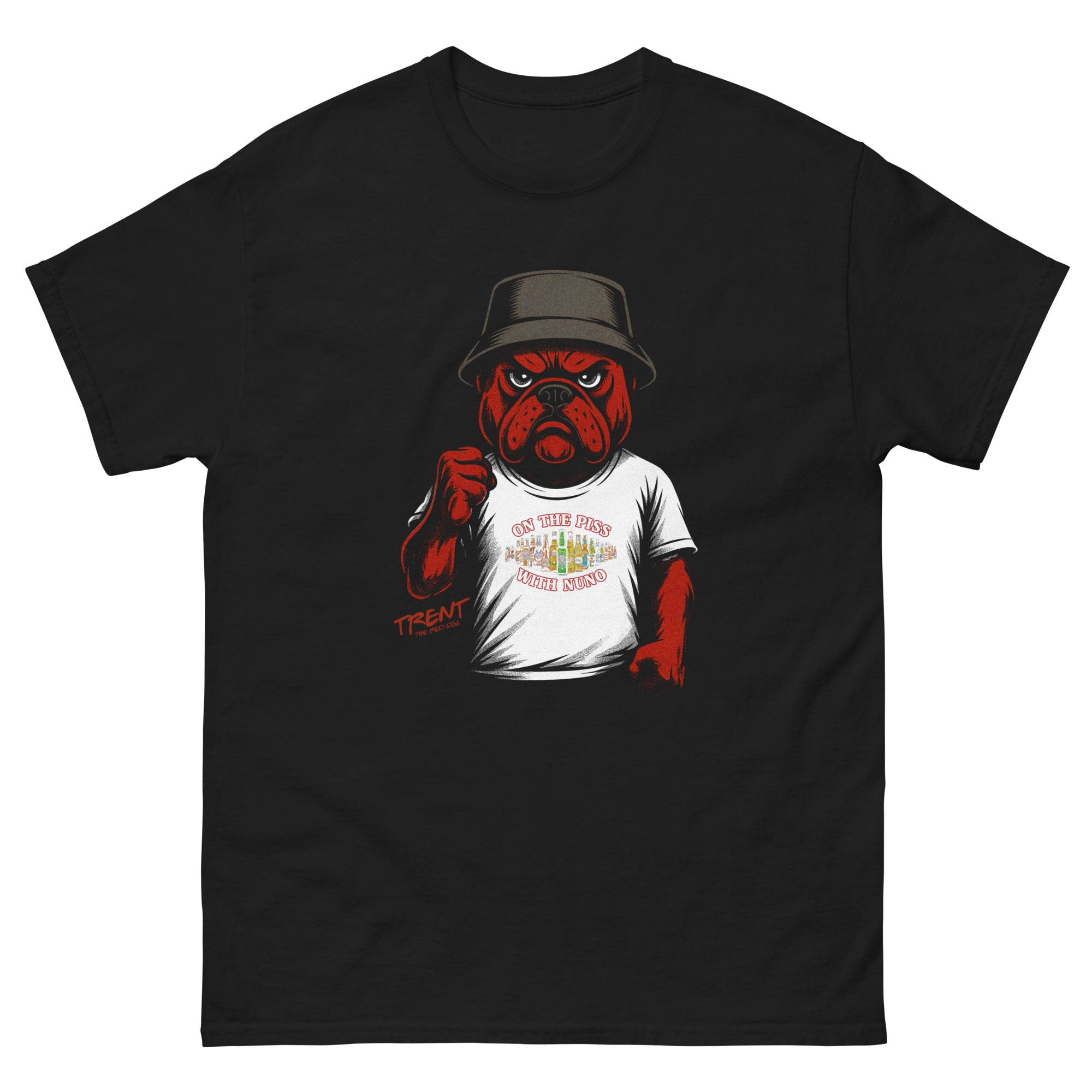 Unisex Short Sleeve T-Shirt - On The Piss feat. Trent the Red Dog by Nottingham Reds