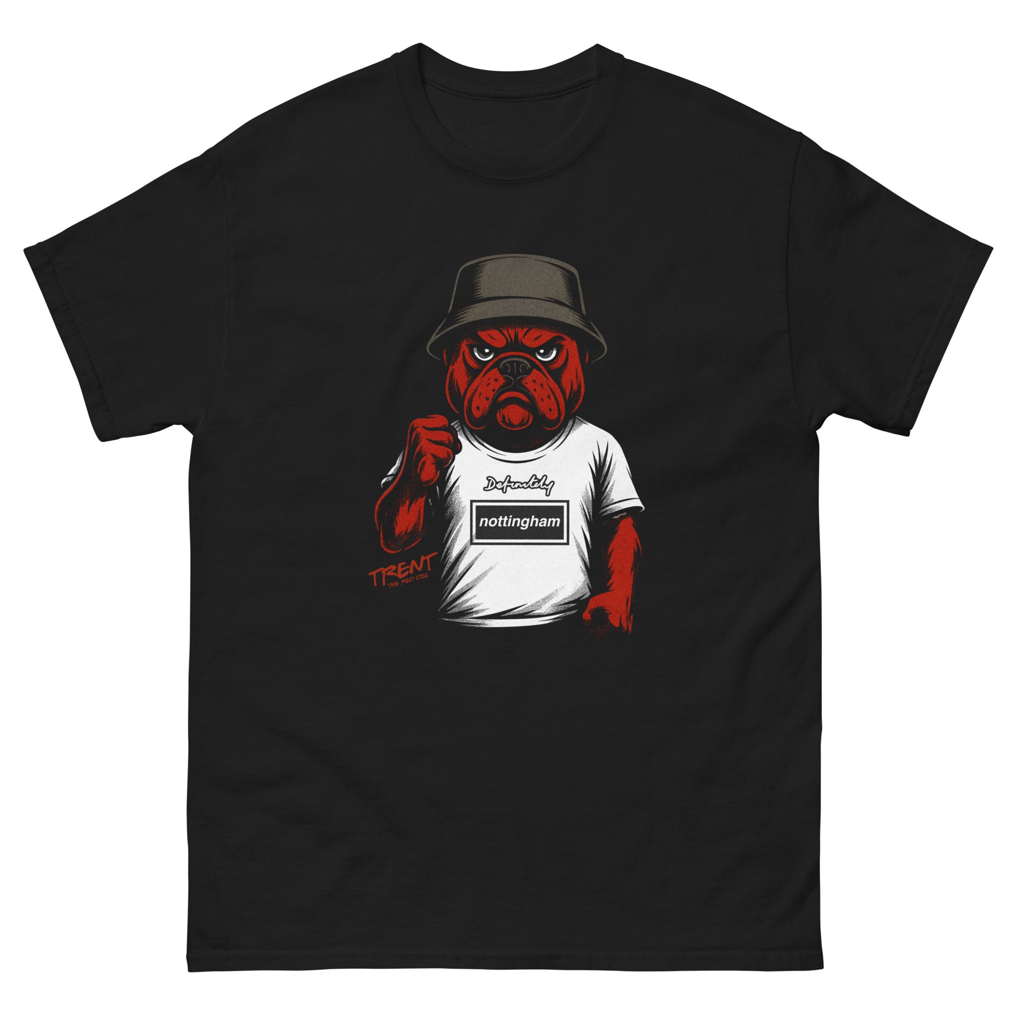 Unisex Short Sleeve T-Shirt - Definitely feat. Trent the Red Dog by Nottingham Reds