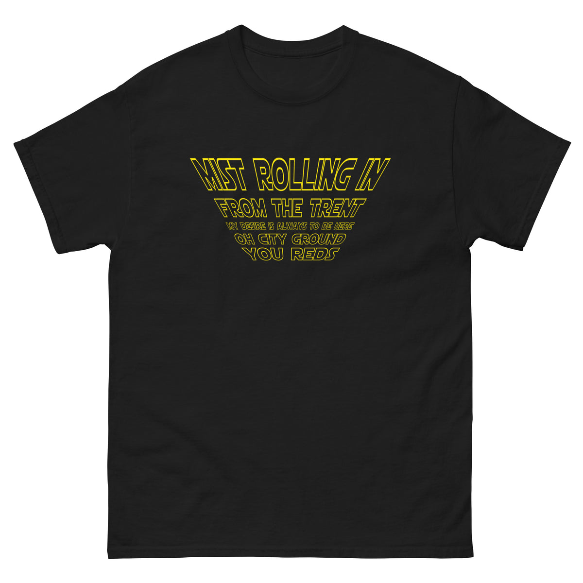 Unisex Short Sleeve T-Shirt - My Desire by Nottingham Reds