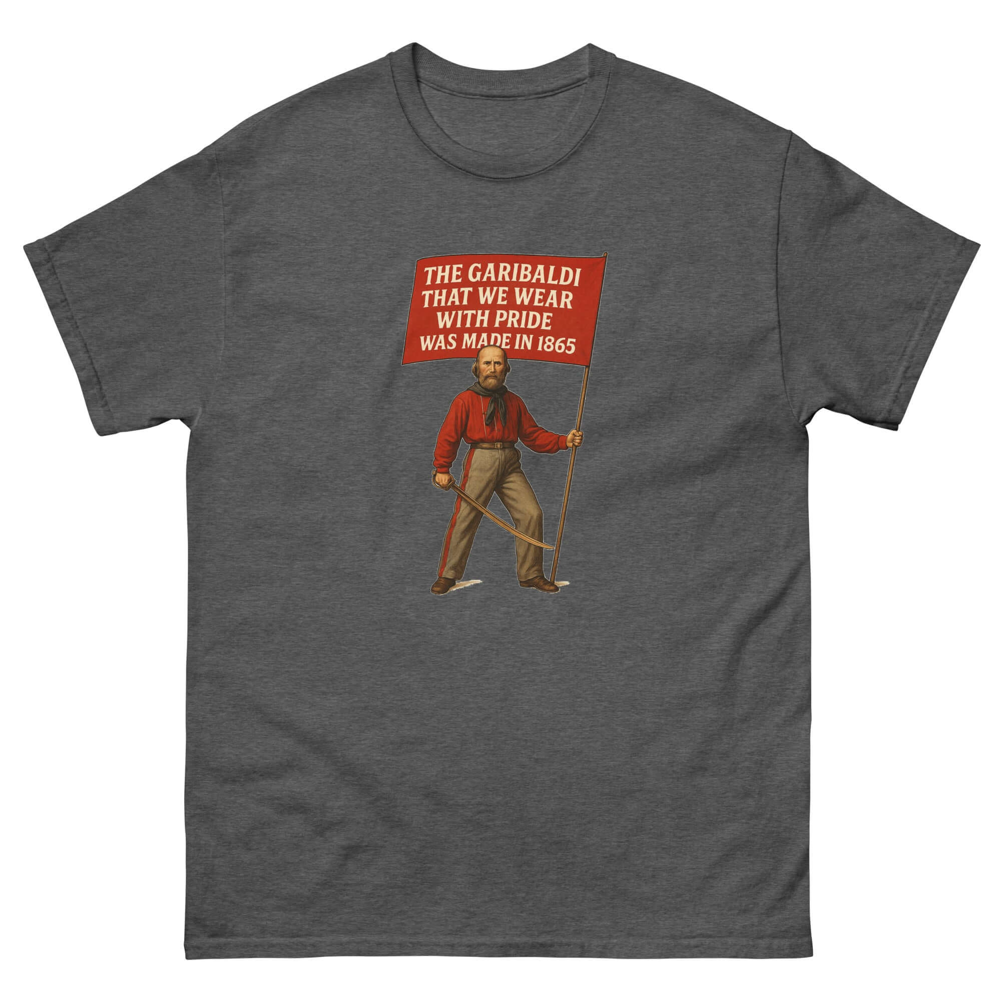 Unisex Short Sleeve T-Shirt - Garibaldi by Nottingham Reds