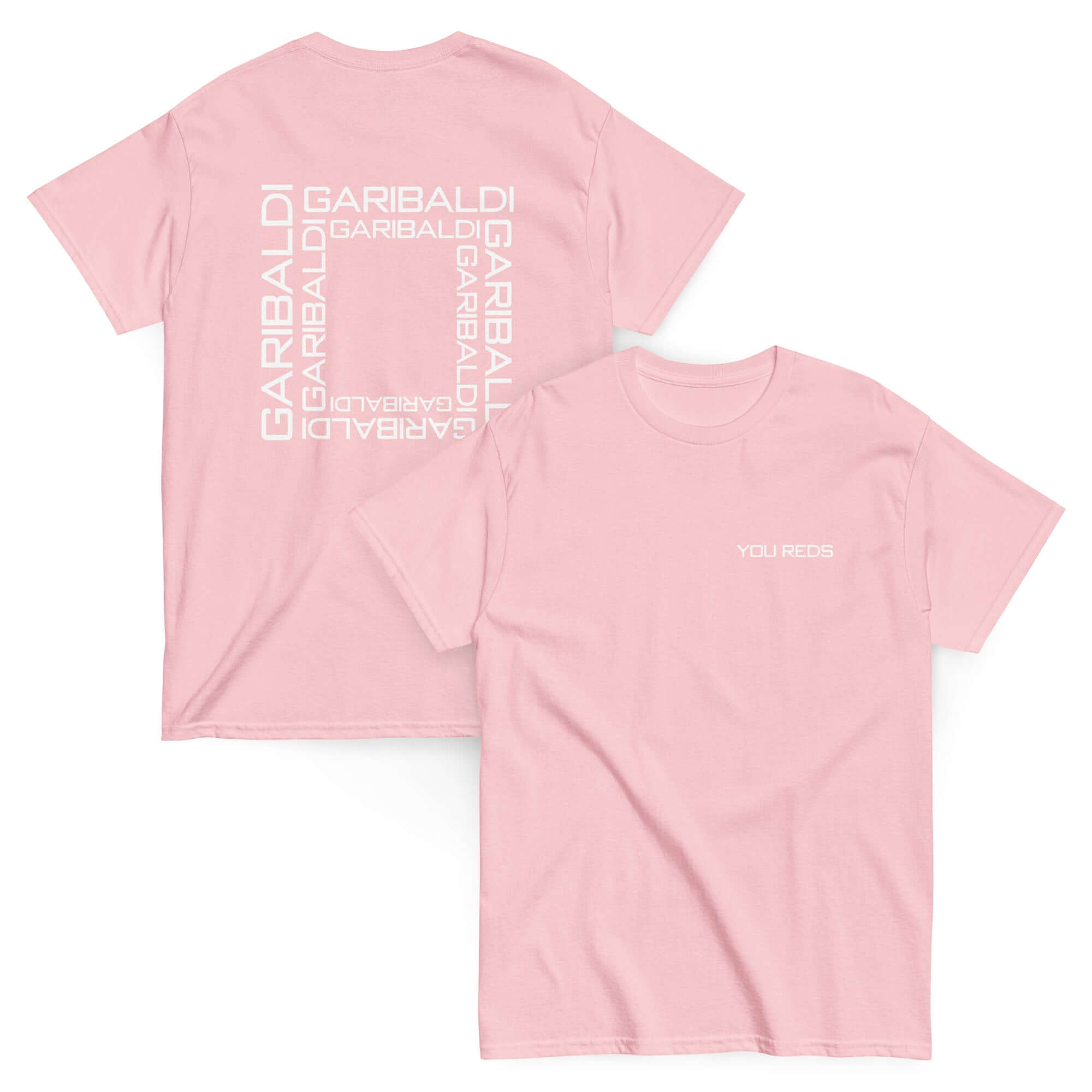 Unisex Short Sleeve T-Shirt - Garibaldi Reds by Nottingham Reds