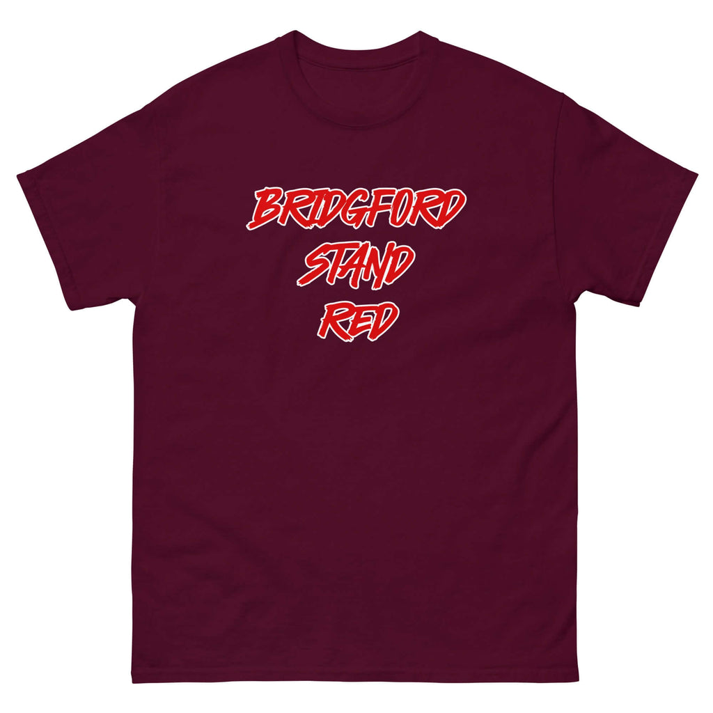 Unisex Short Sleeve T-Shirt - Bridgford Stand Red by Nottingham Reds