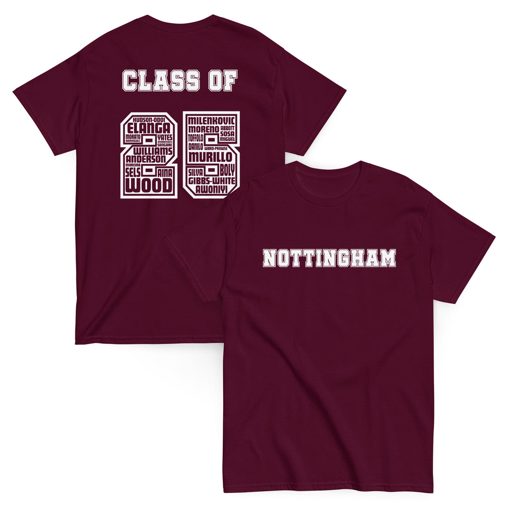 Unisex Short Sleeve T-Shirt - Class of 25 by Nottingham Reds