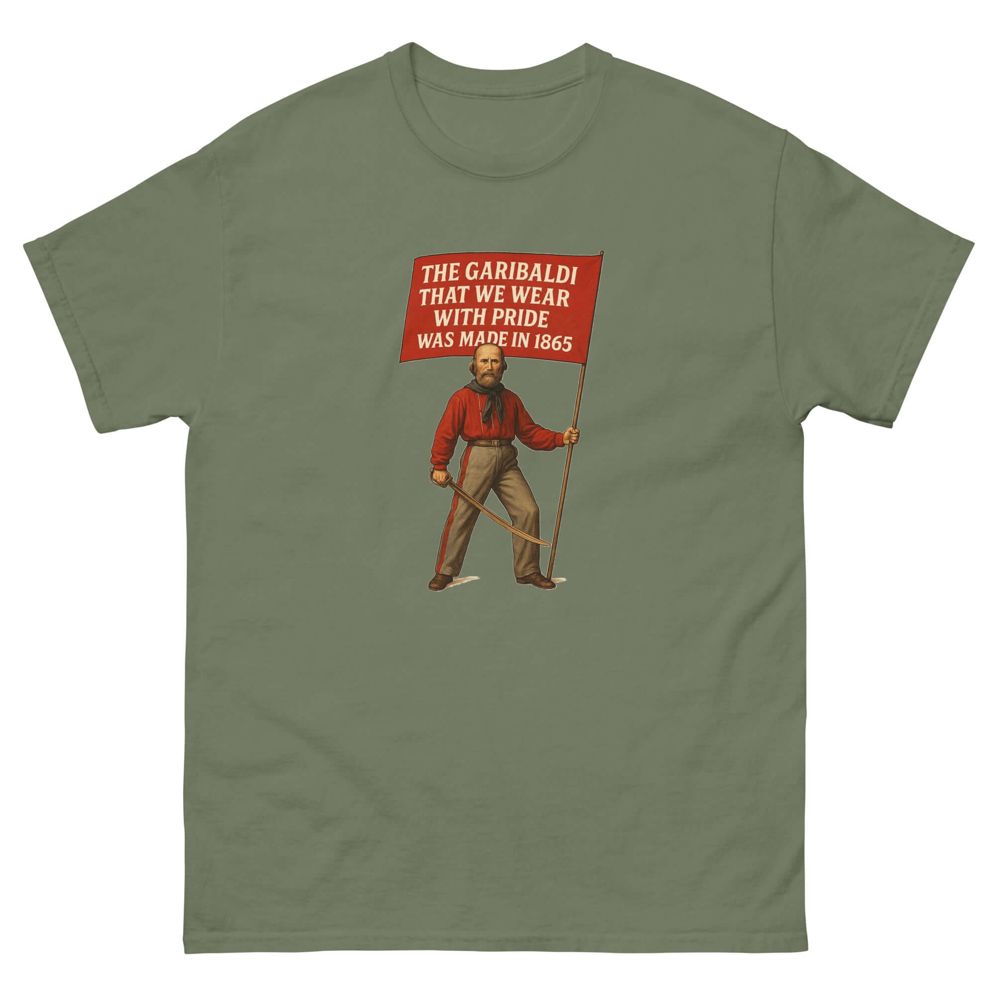 Unisex Short Sleeve T-Shirt - Garibaldi by Nottingham Reds