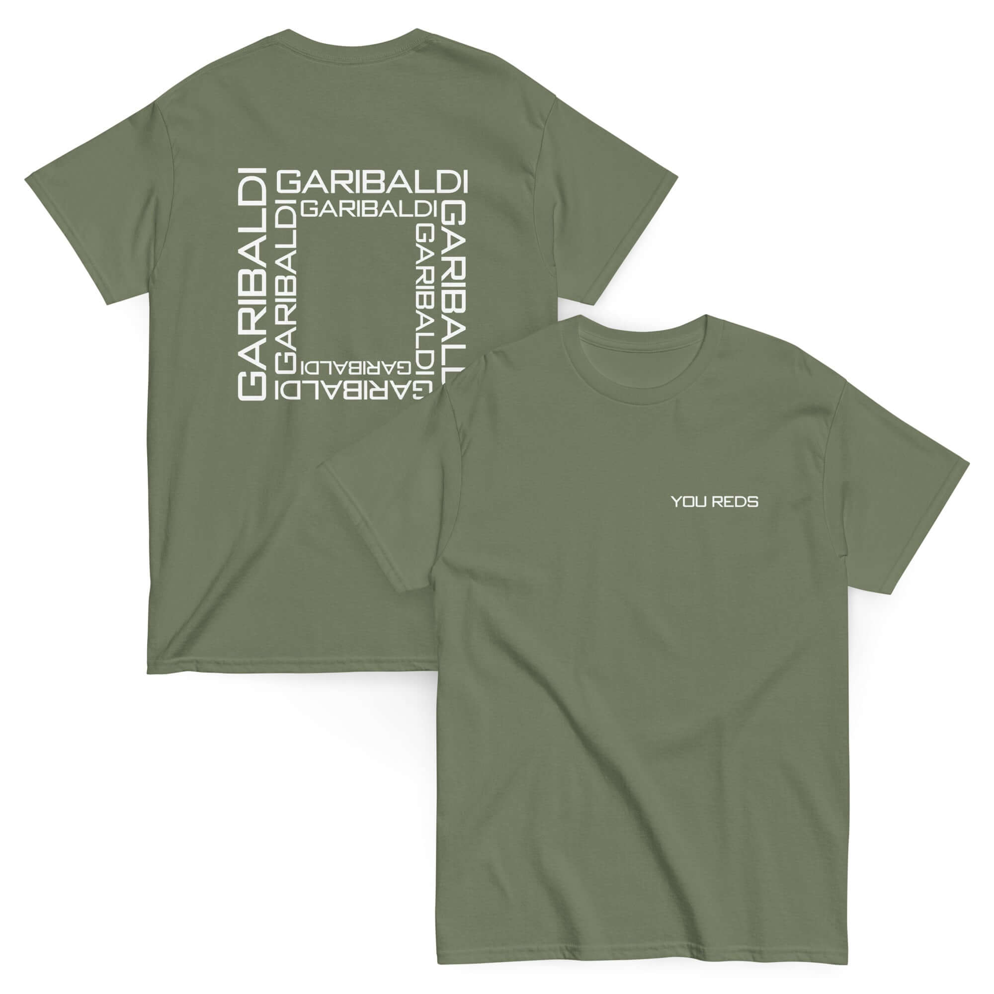 Unisex Short Sleeve T-Shirt - Garibaldi Reds by Nottingham Reds