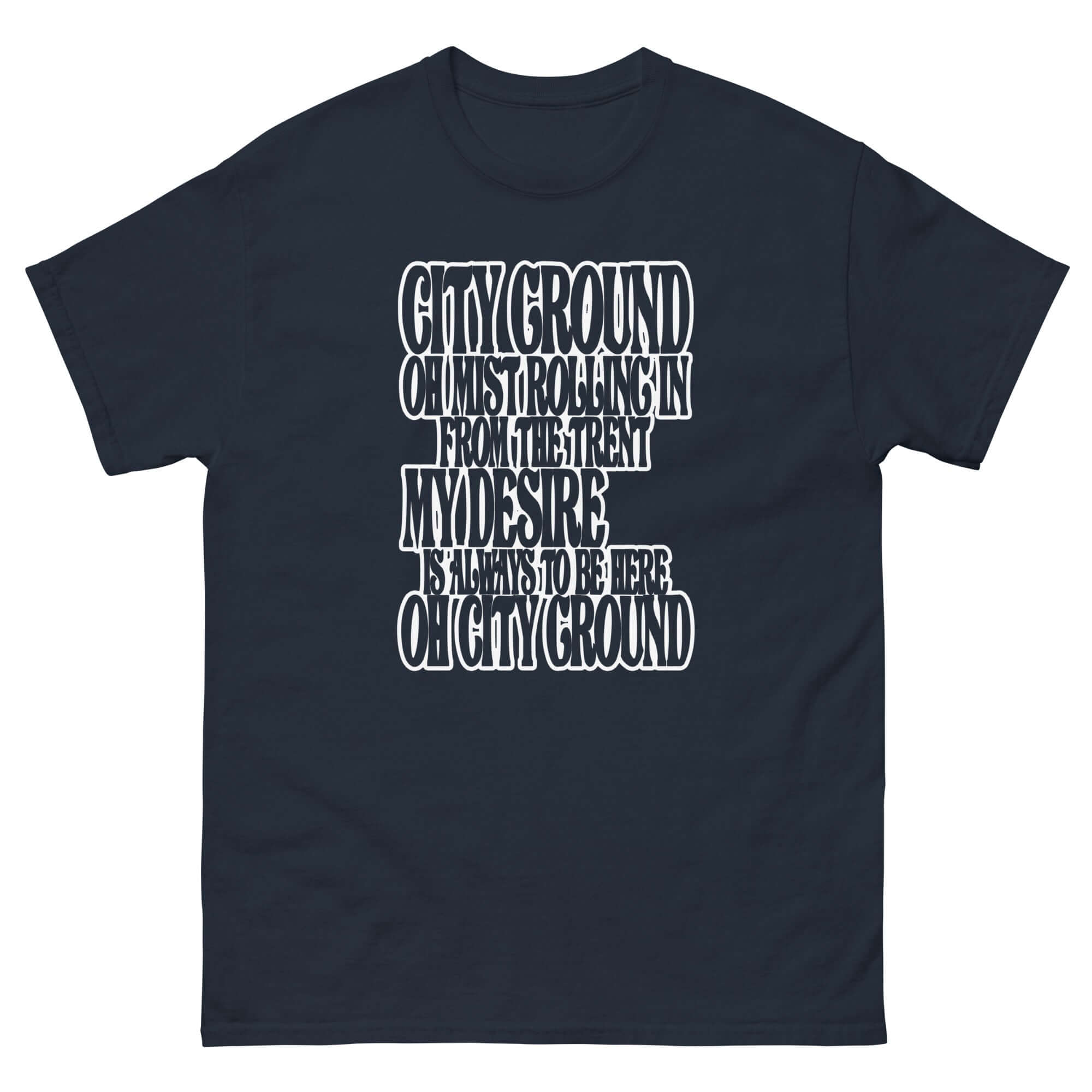 Unisex Short Sleeve T-Shirt - Mist by Nottingham Reds