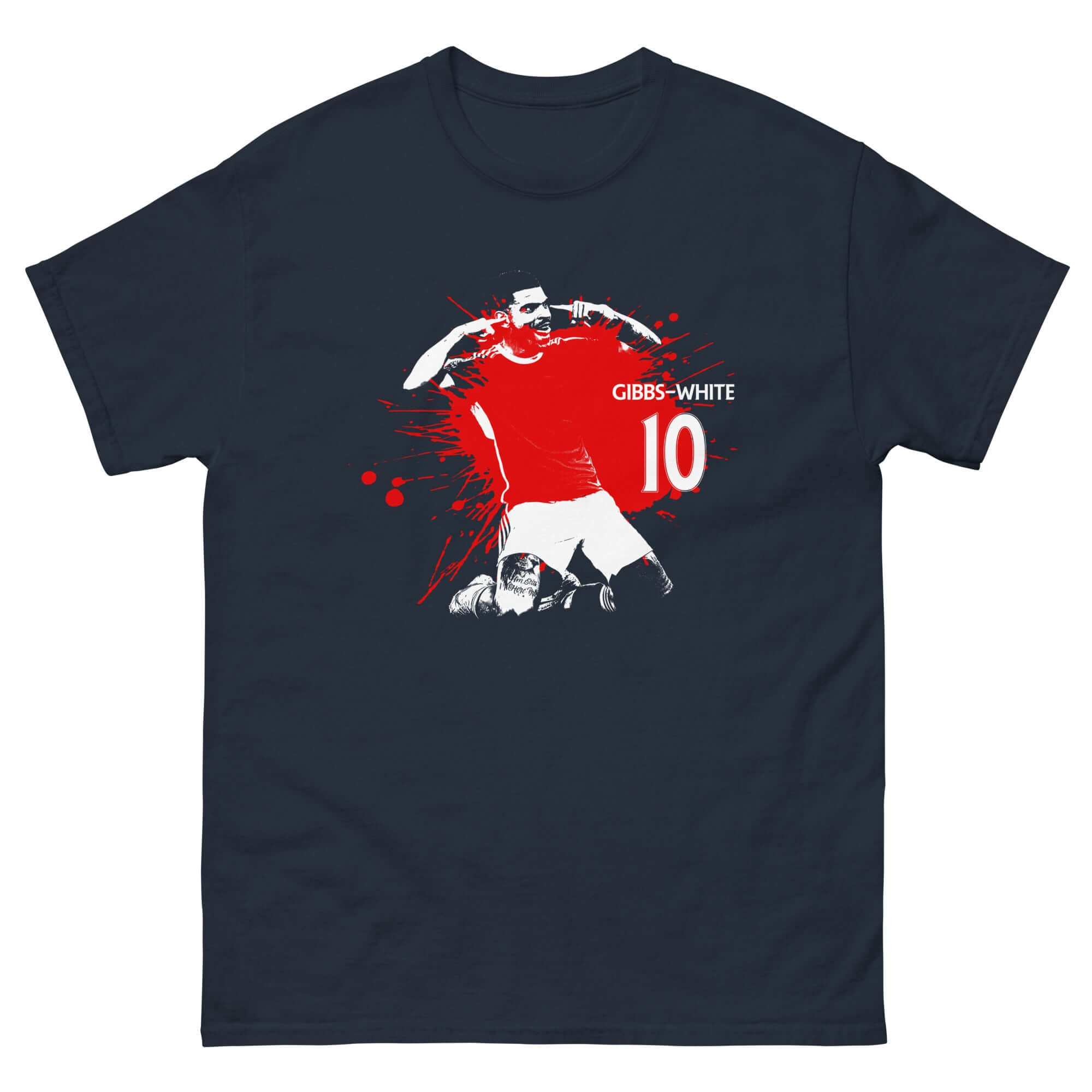 Unisex Short Sleeve T-Shirt - MGW Player Splash by Nottingham Reds