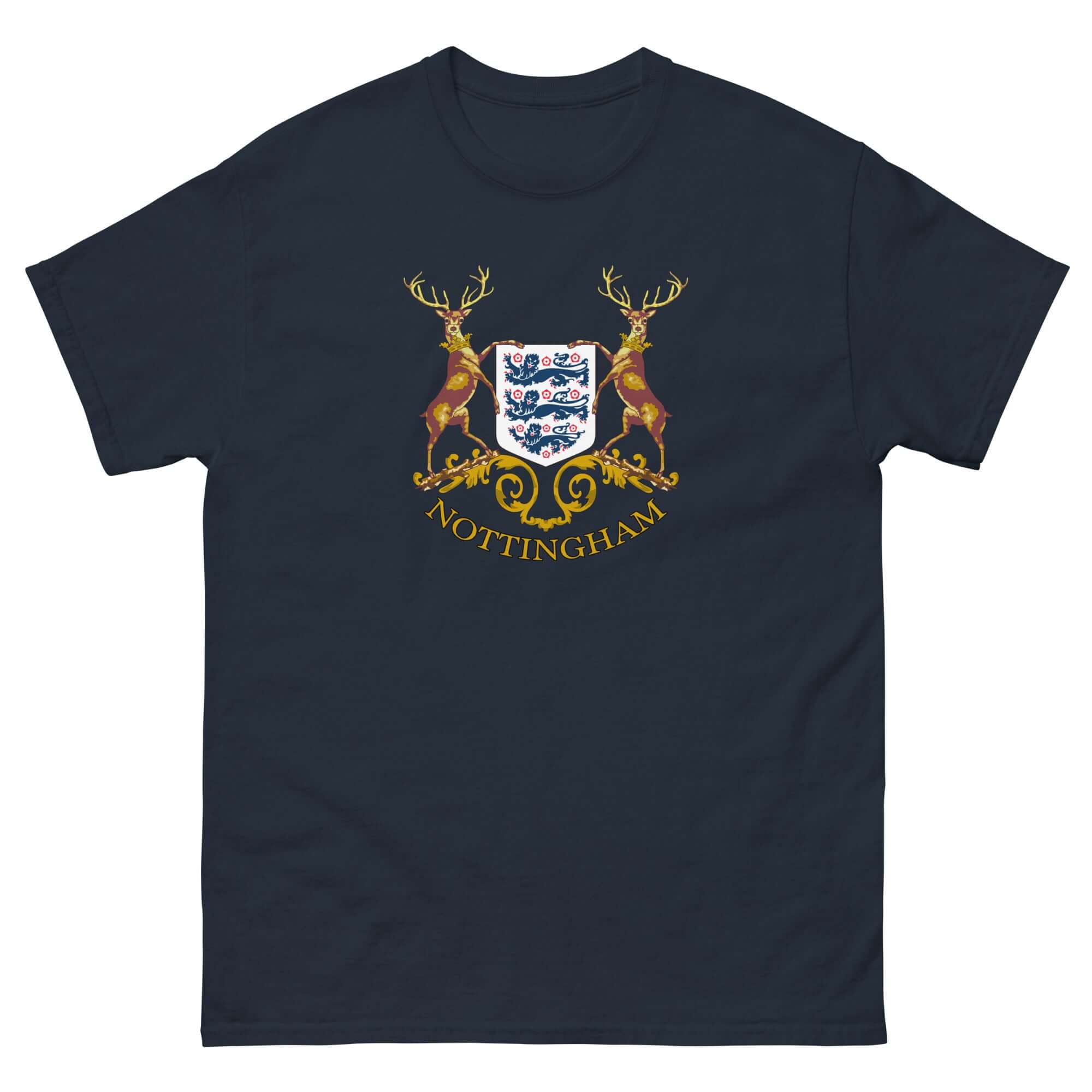 Unisex Short Sleeve T-Shirt - Old Skool X England by Nottingham Reds