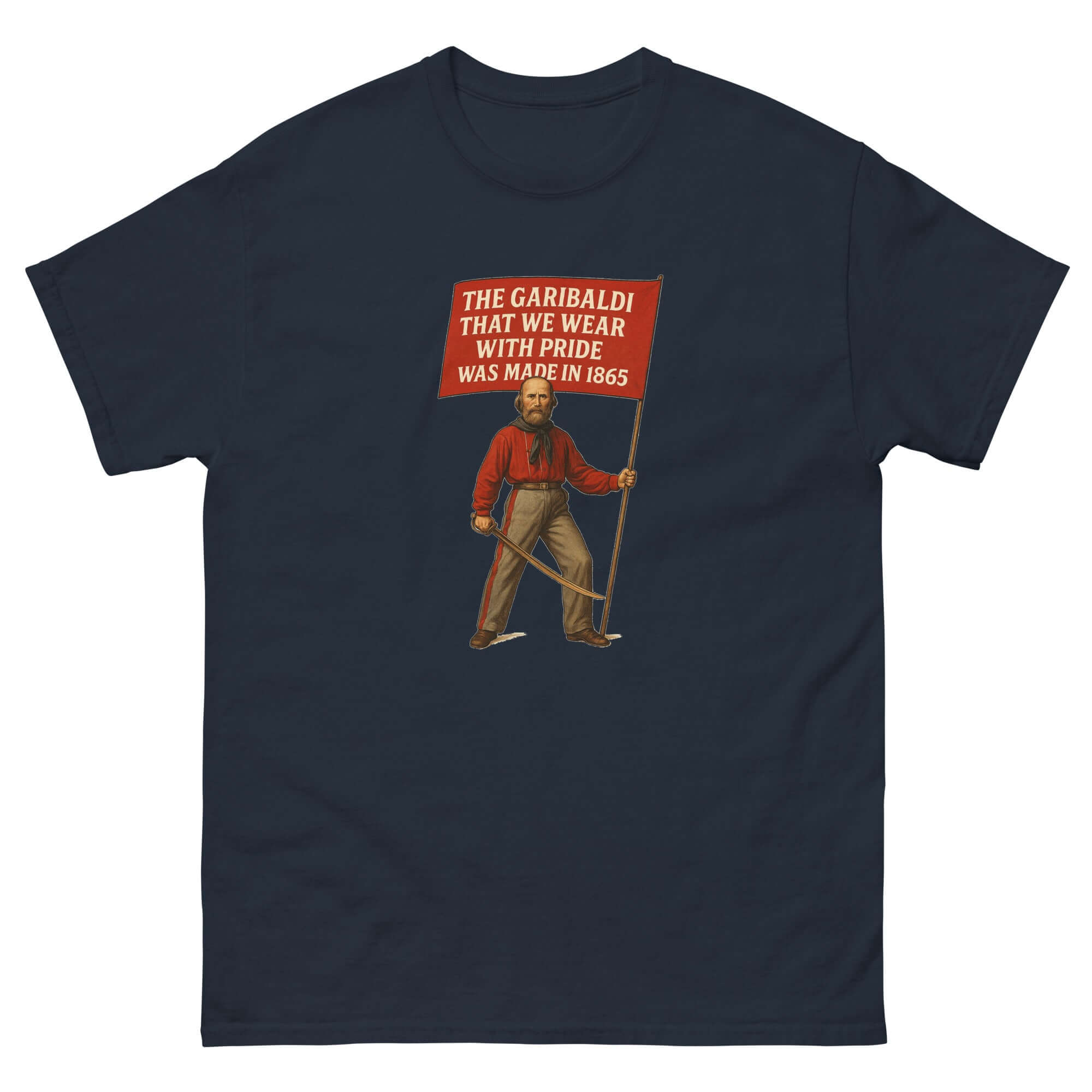 Unisex Short Sleeve T-Shirt - Garibaldi by Nottingham Reds