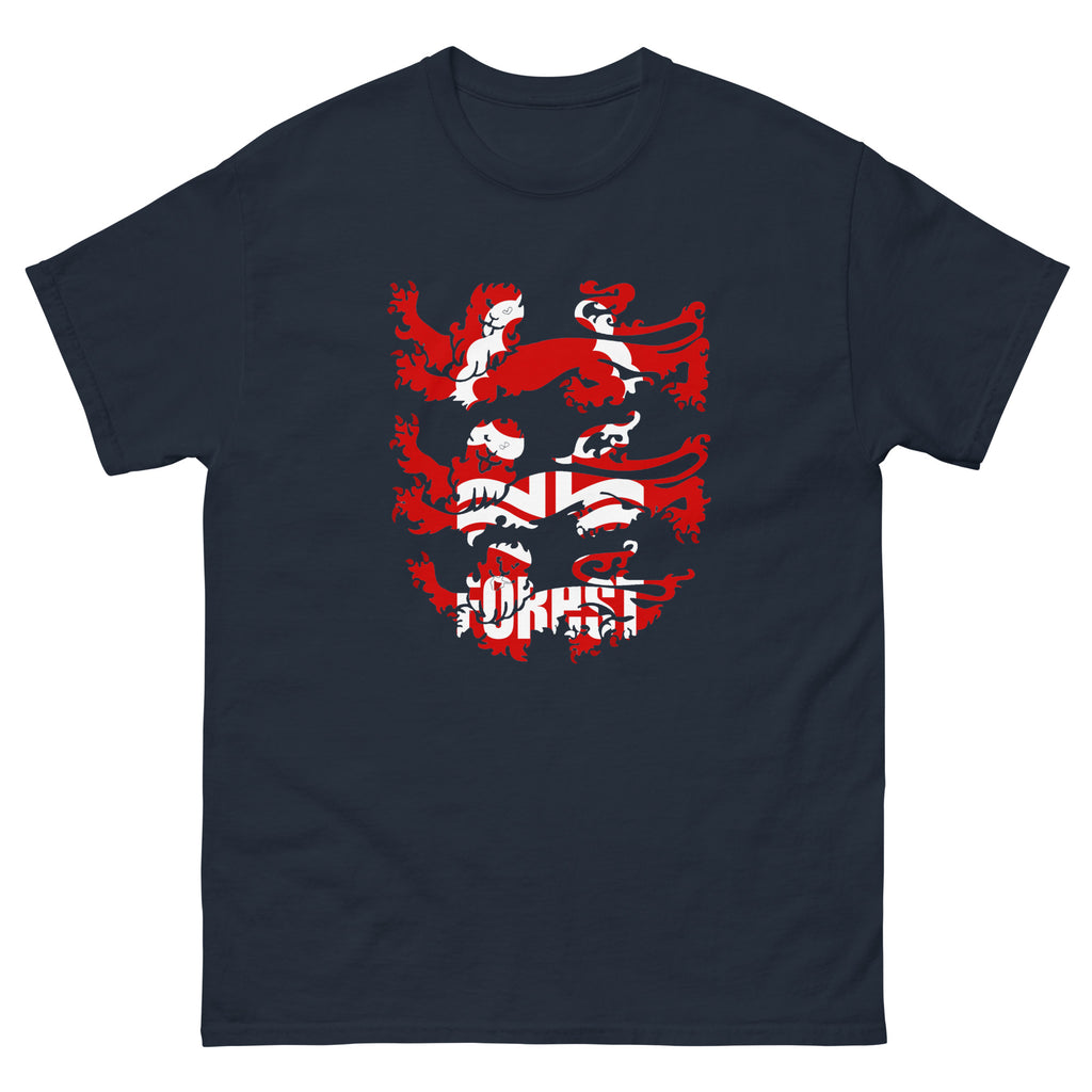 Unisex Short Sleeve T-Shirt - 3 Lions by Nottingham Reds