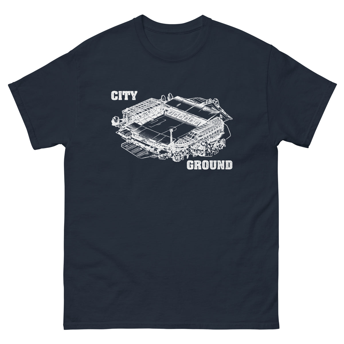Unisex Short Sleeve T-Shirt - CG Stamp by Nottingham Reds