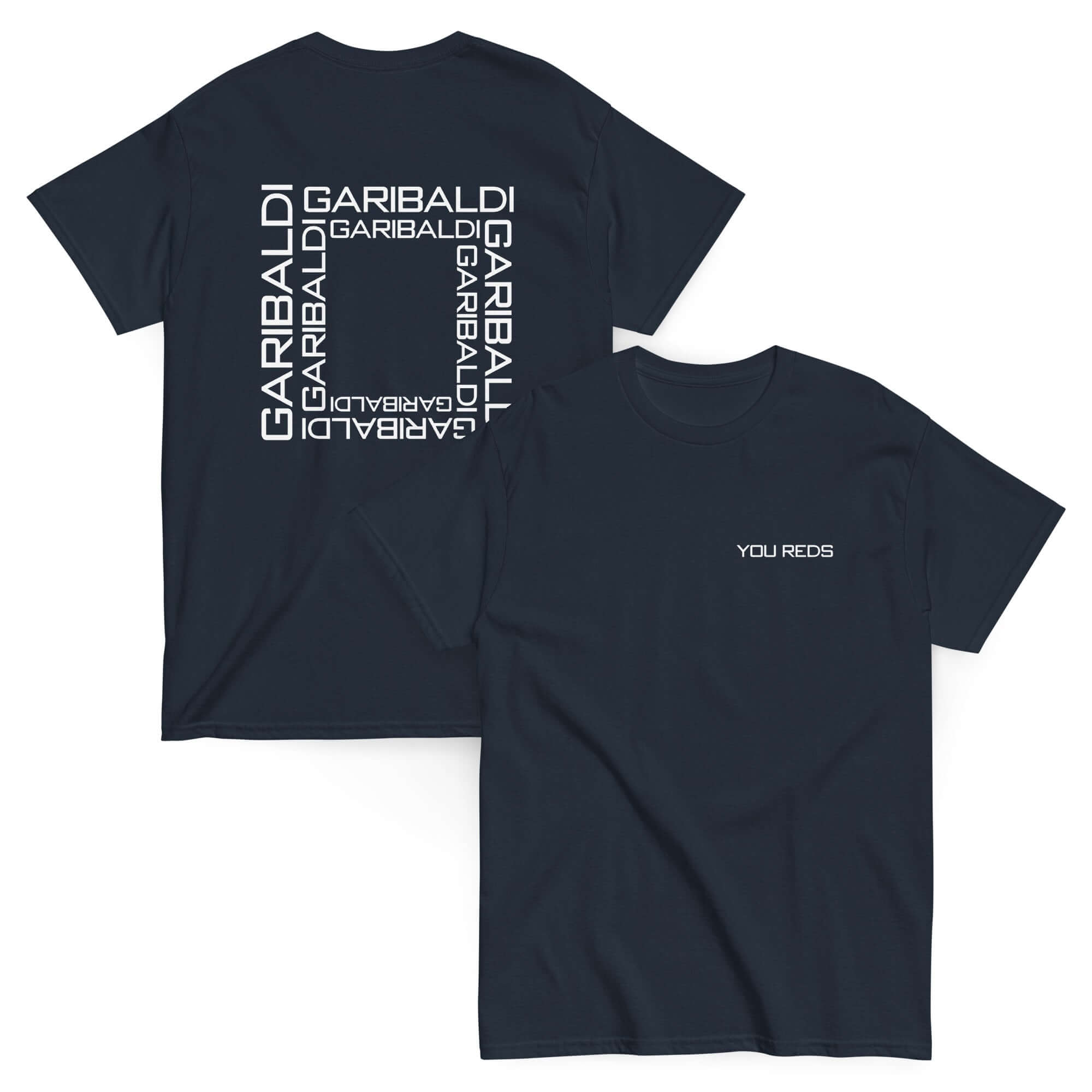 Unisex Short Sleeve T-Shirt - Garibaldi Reds by Nottingham Reds