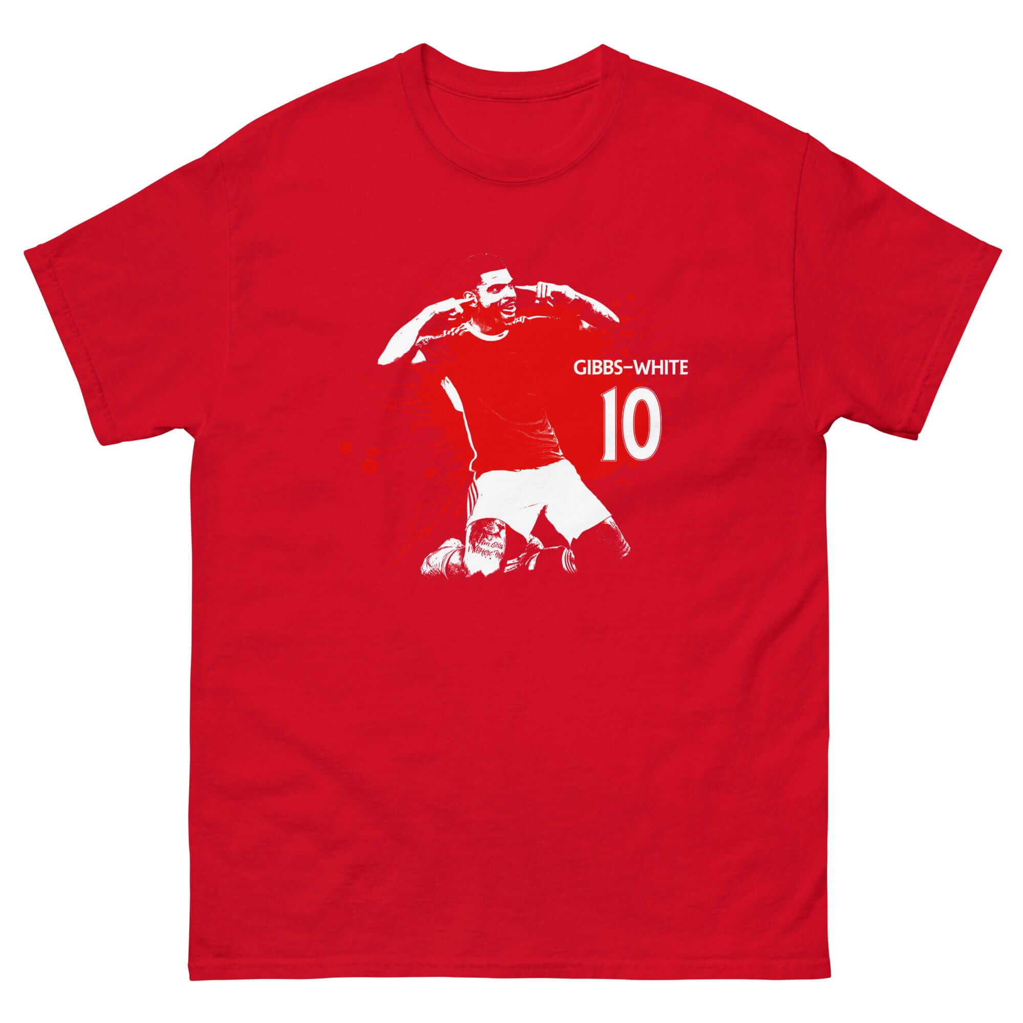 Unisex Short Sleeve T-Shirt - MGW Player Splash by Nottingham Reds