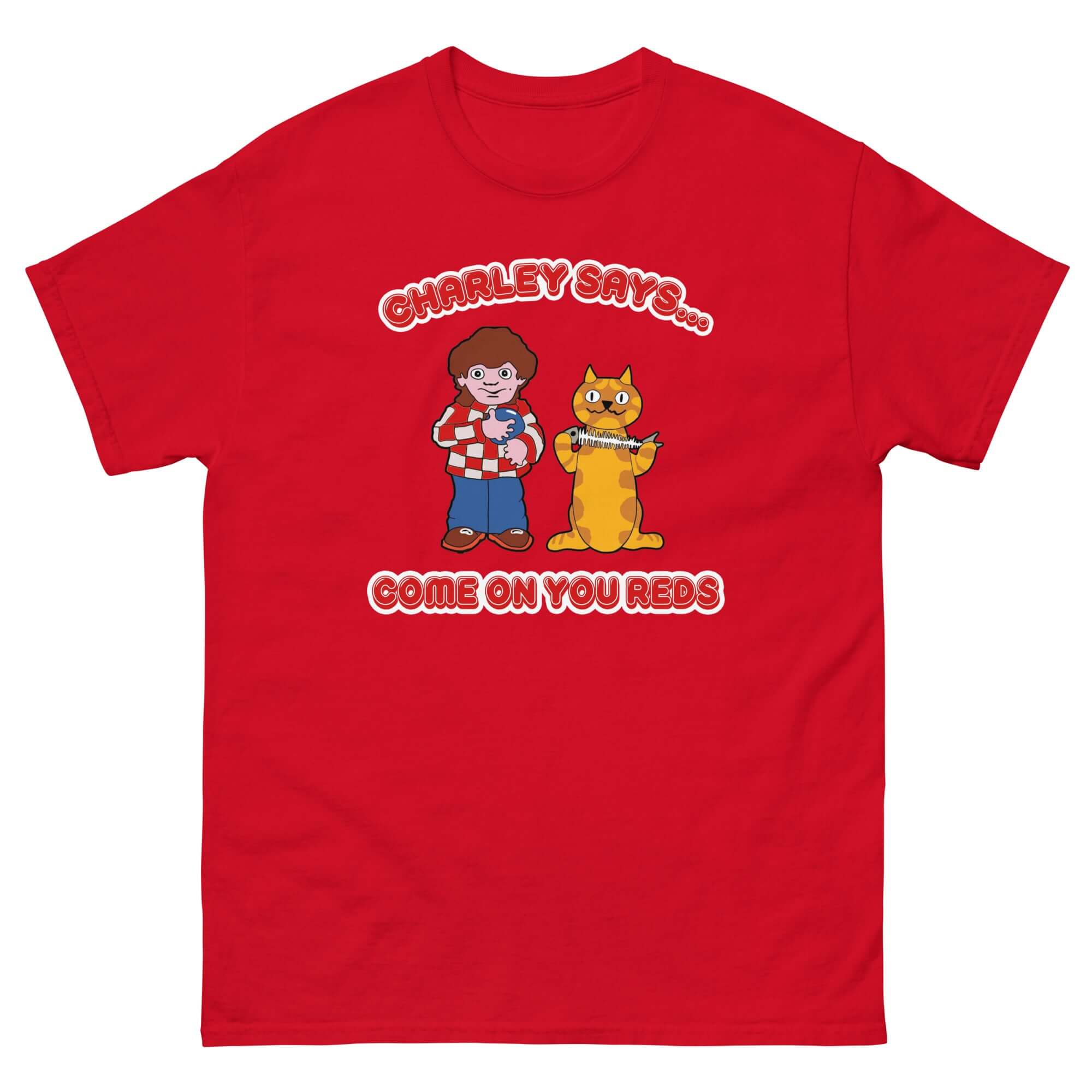 Unisex Short Sleeve T-Shirt - Charley by Nottingham Reds