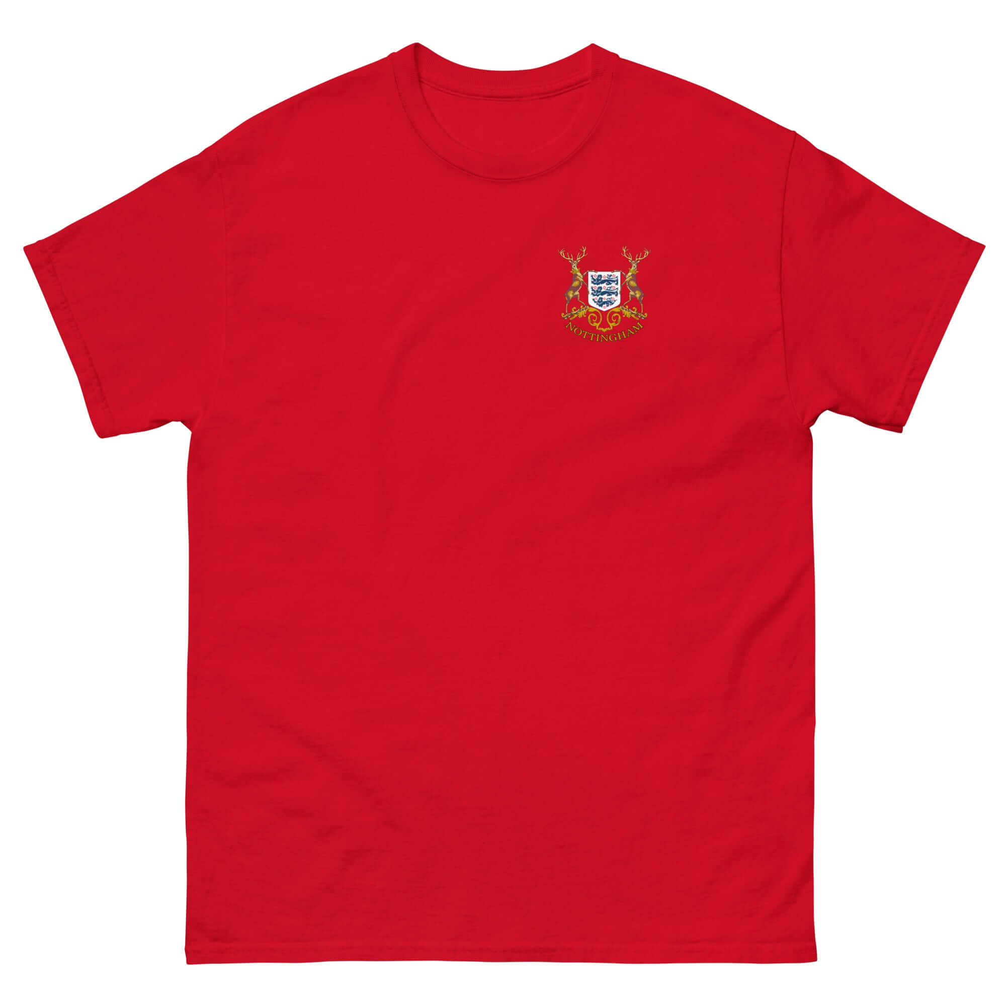 Unisex Short Sleeve T-Shirt - Old Skool X England by Nottingham Reds