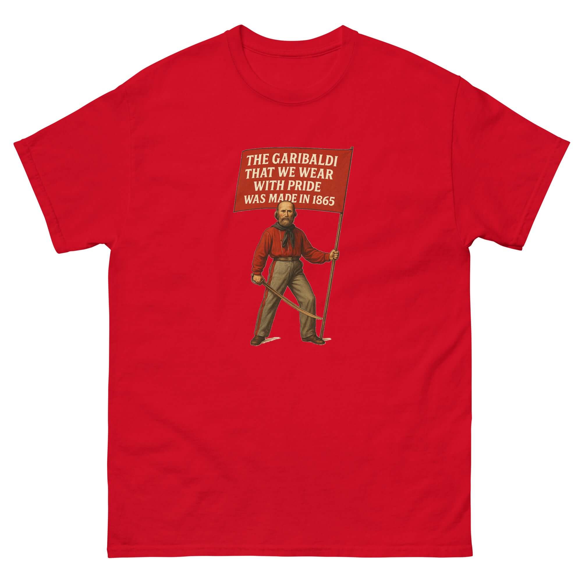 Unisex Short Sleeve T-Shirt - Garibaldi by Nottingham Reds