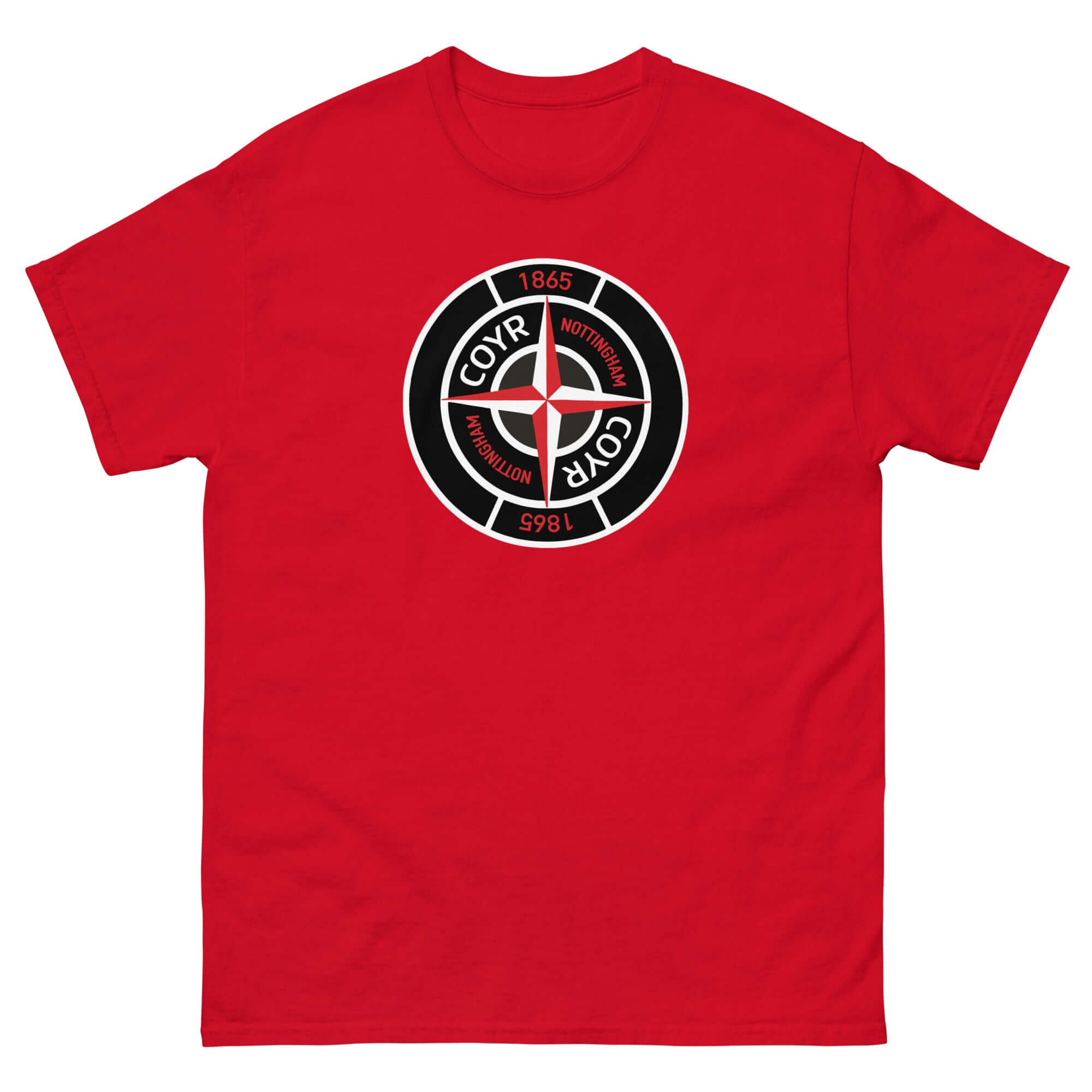 Unisex Short Sleeve T-Shirt - Stone by Nottingham Reds