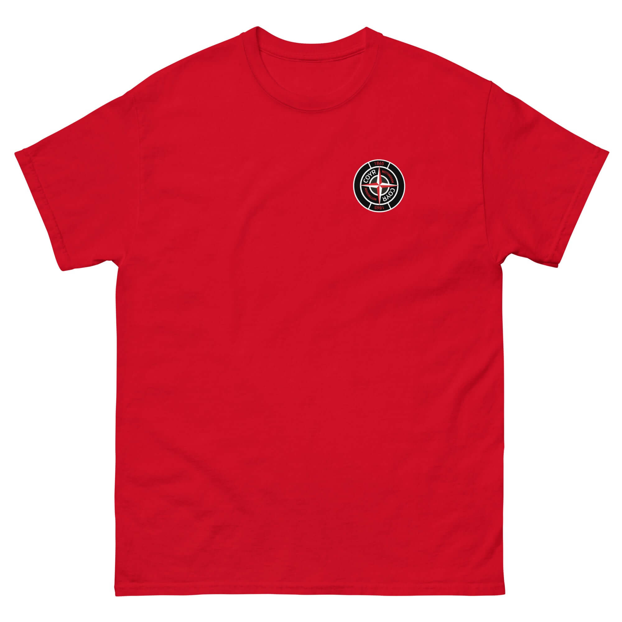 Unisex Short Sleeve T-Shirt - Stone by Nottingham Reds