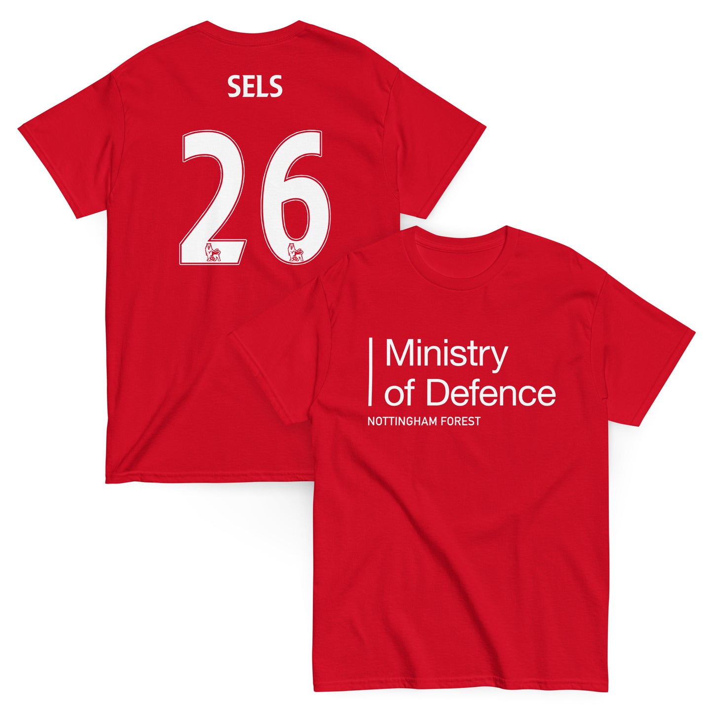 Unisex Short Sleeve T-Shirt - Ministry of Defence by Nottingham Reds