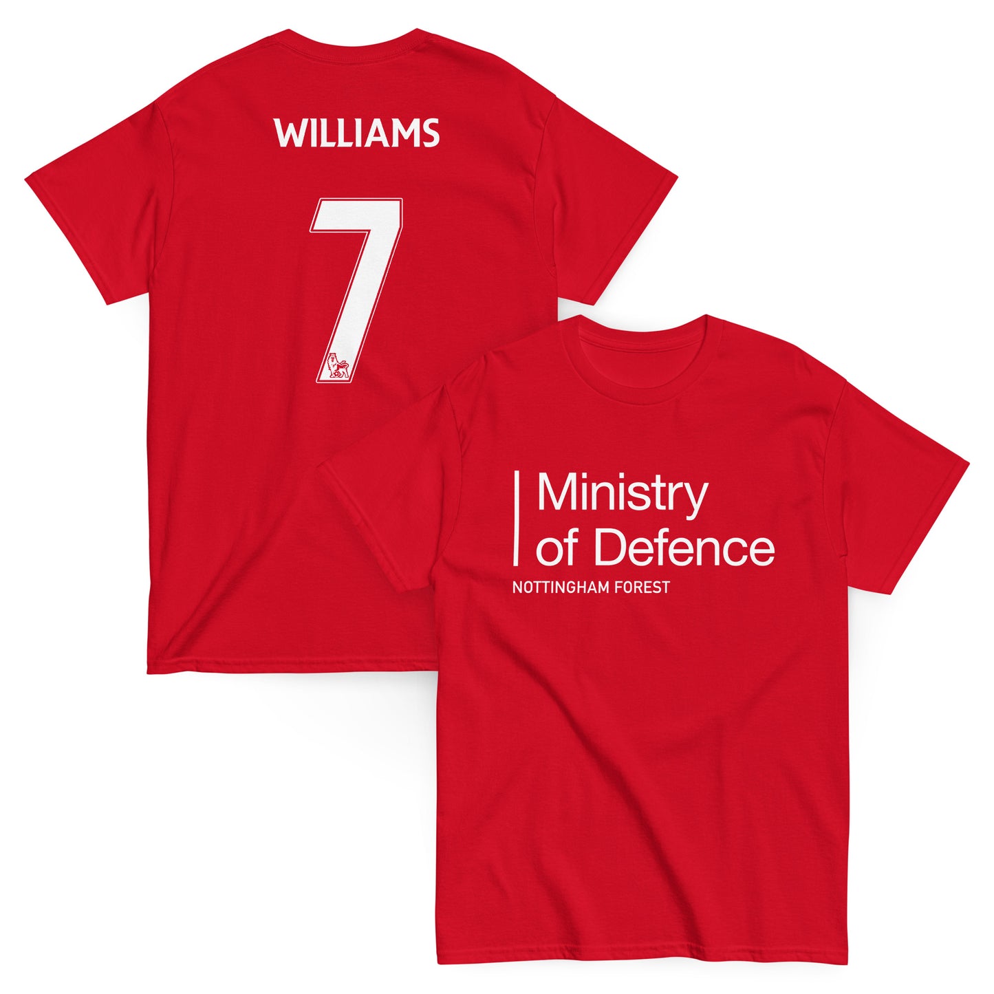 Unisex Short Sleeve T-Shirt - Ministry of Defence by Nottingham Reds