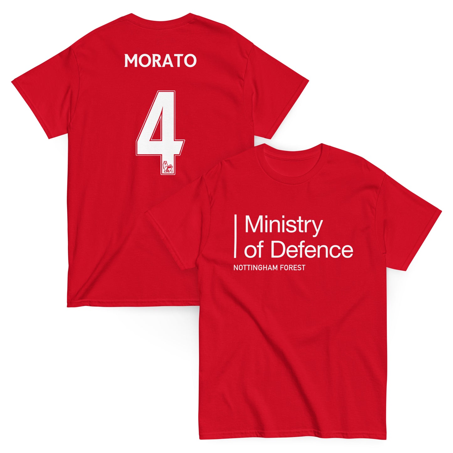 Unisex Short Sleeve T-Shirt - Ministry of Defence by Nottingham Reds