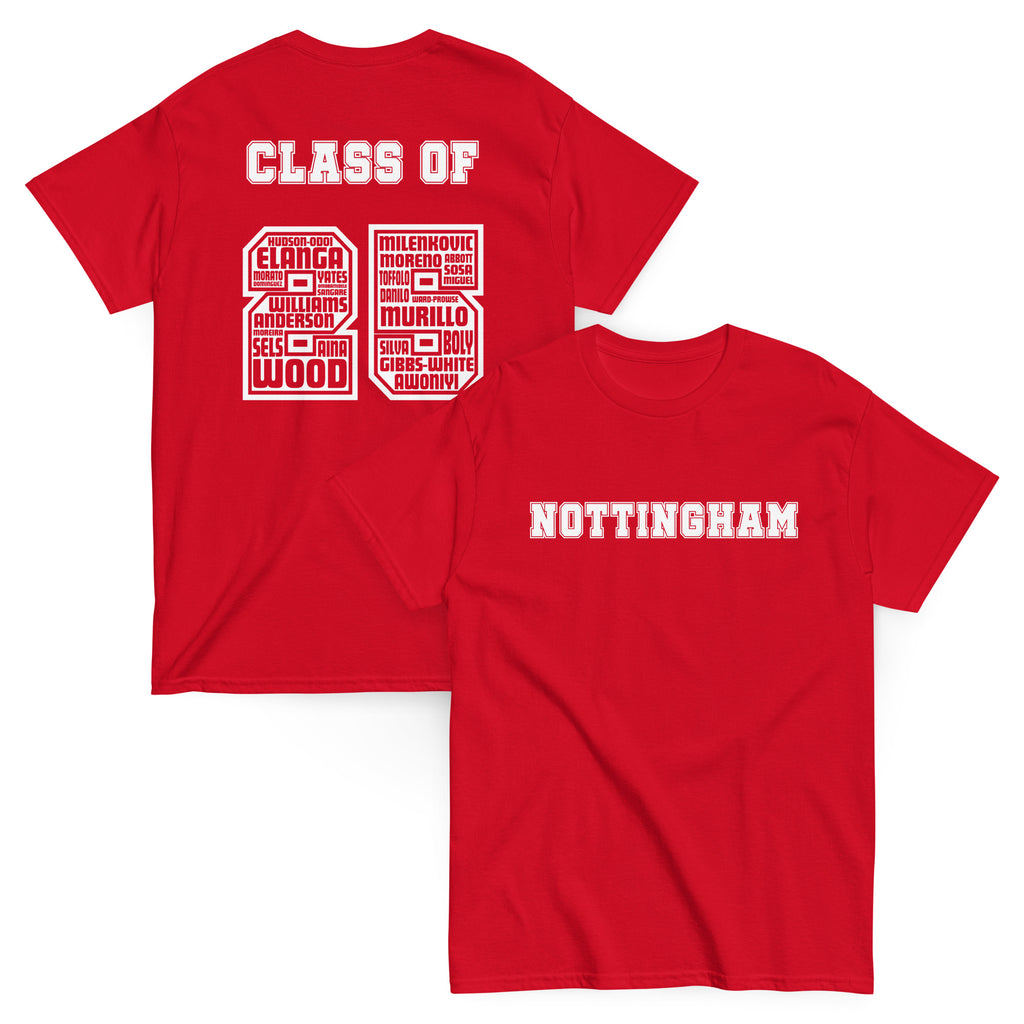 Unisex Short Sleeve T-Shirt - Class of 25 by Nottingham Reds