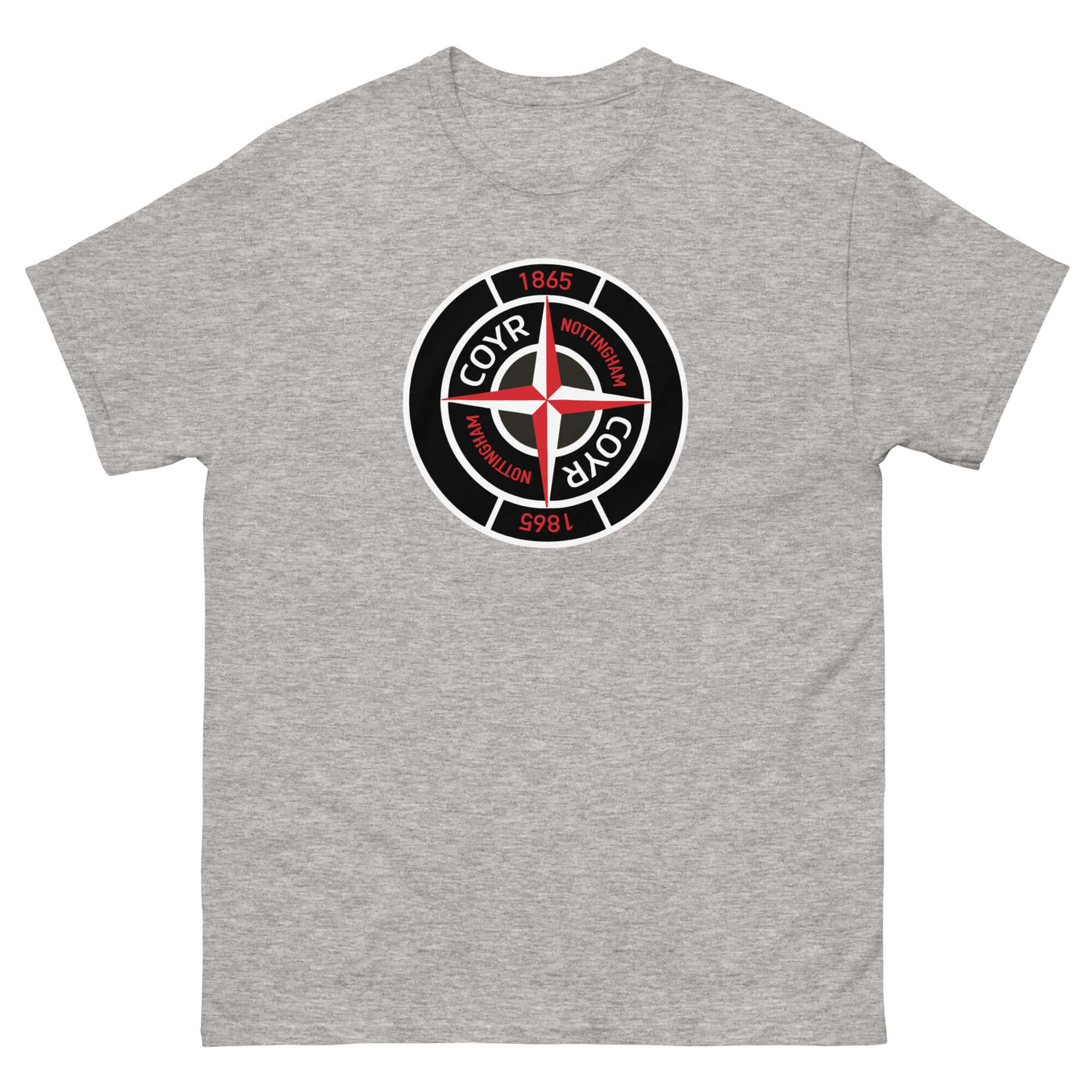 Unisex Short Sleeve T-Shirt - Stone by Nottingham Reds