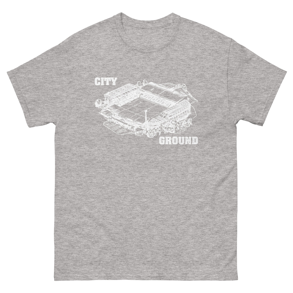 Unisex Short Sleeve T-Shirt - CG Stamp by Nottingham Reds