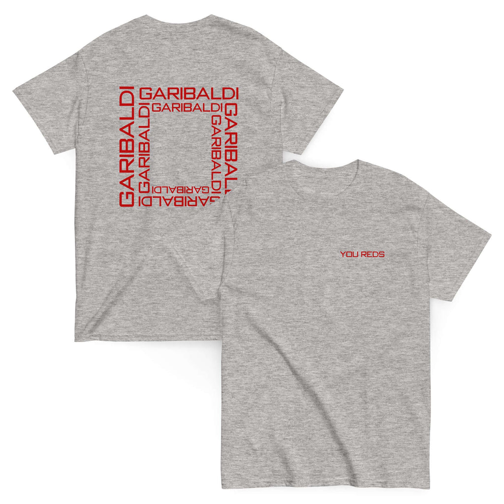 Unisex Short Sleeve T-Shirt - Garibaldi Reds by Nottingham Reds