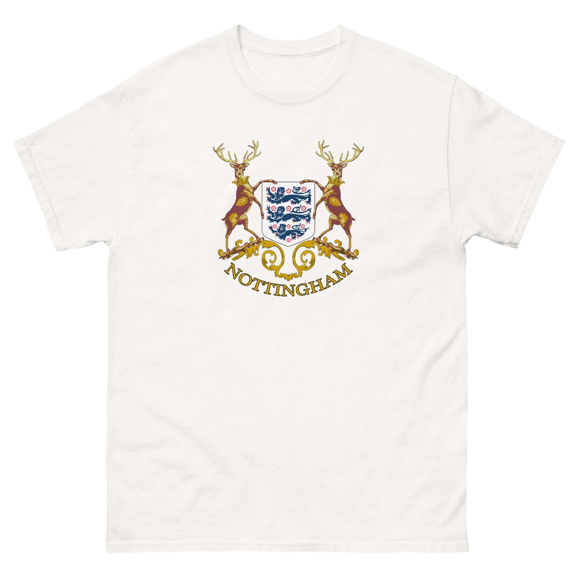 Unisex Short Sleeve T-Shirt - Old Skool X England by Nottingham Reds