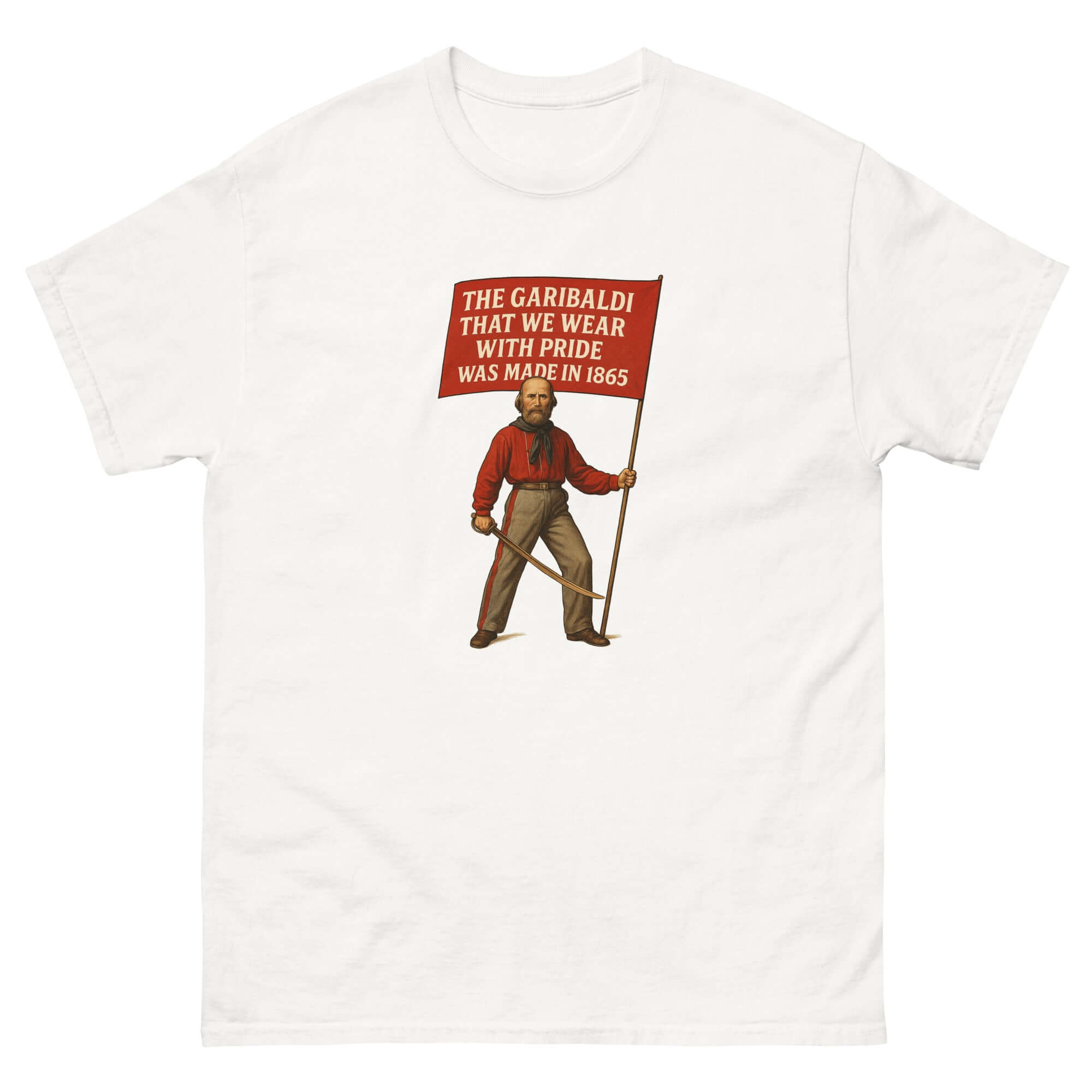 Unisex Short Sleeve T-Shirt - Garibaldi by Nottingham Reds