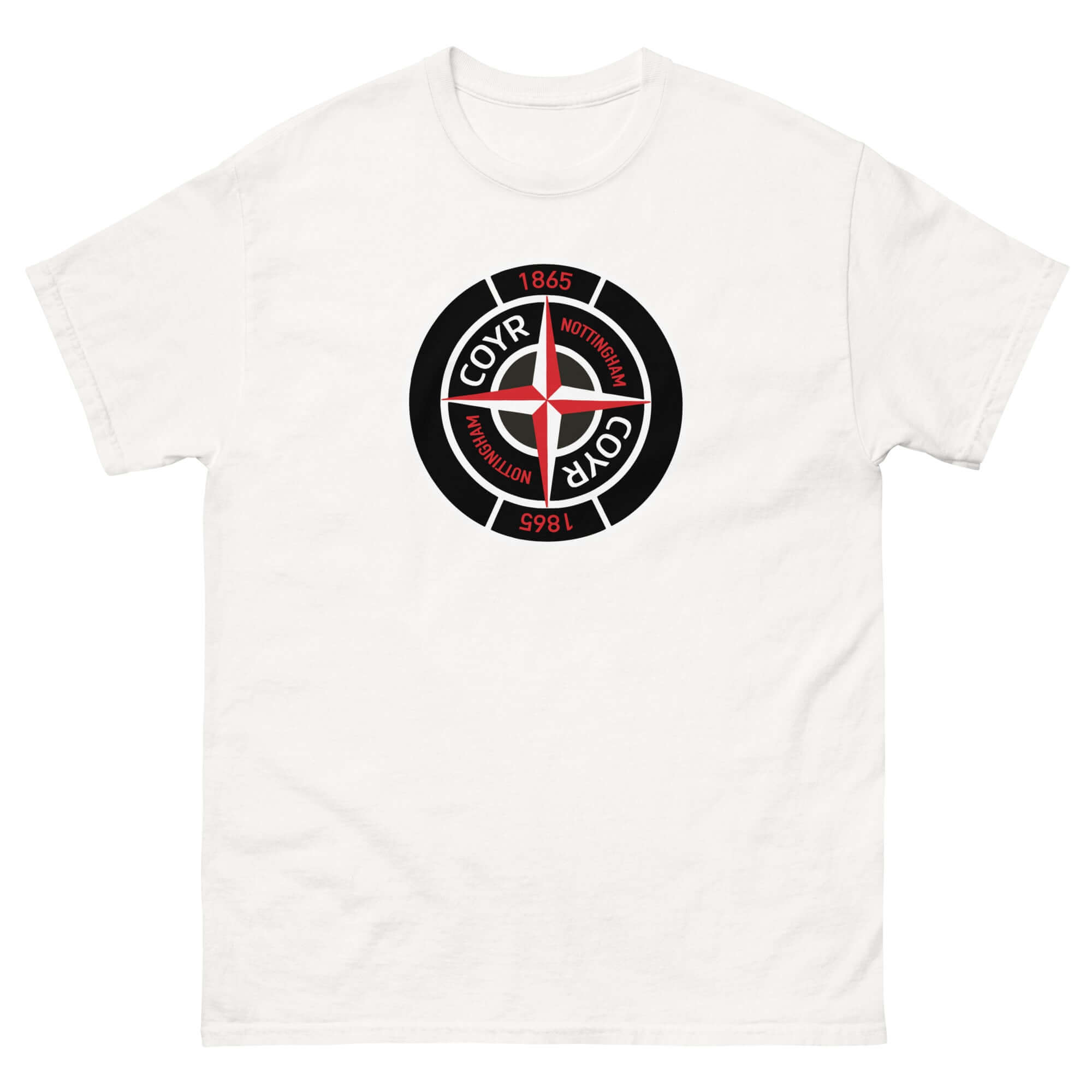 Unisex Short Sleeve T-Shirt - Stone by Nottingham Reds