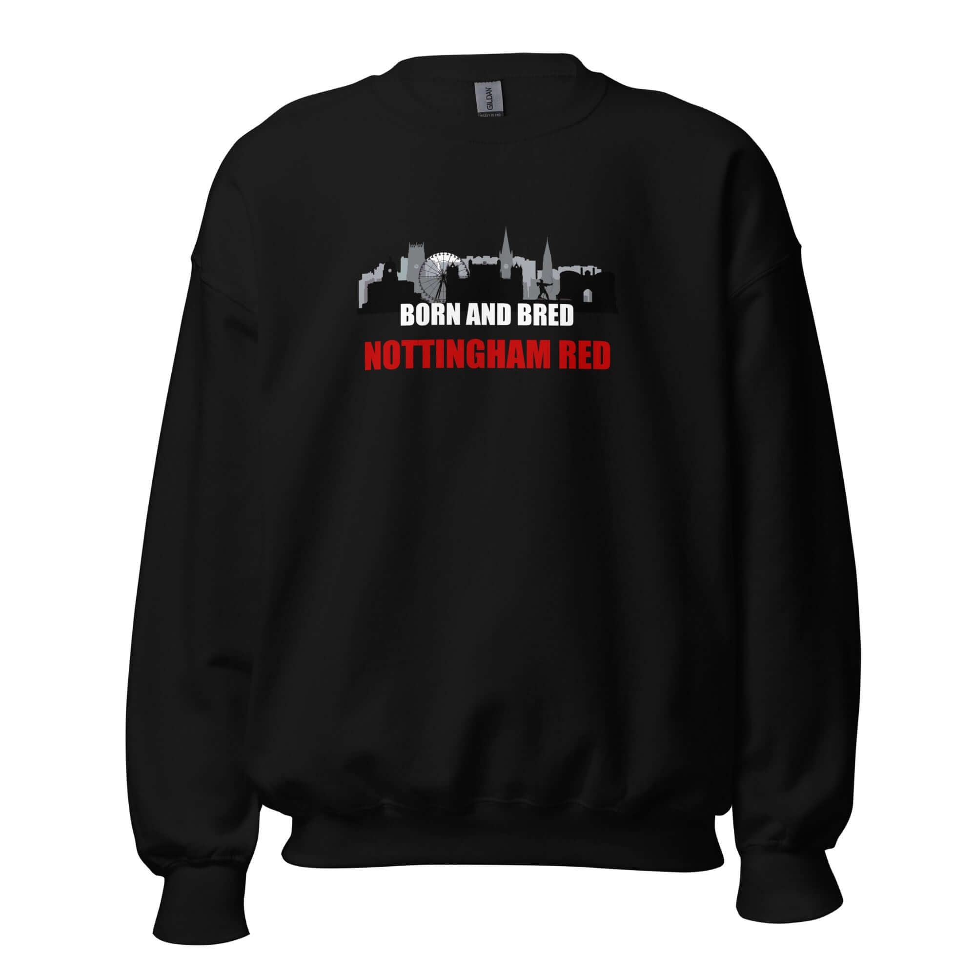 Unisex Sweatshirt - Born and Bred by Nottingham Reds
