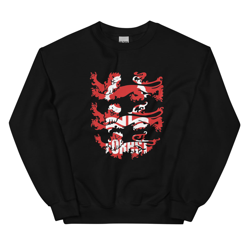 Unisex Sweatshirt - 3 Lions by Nottingham Reds