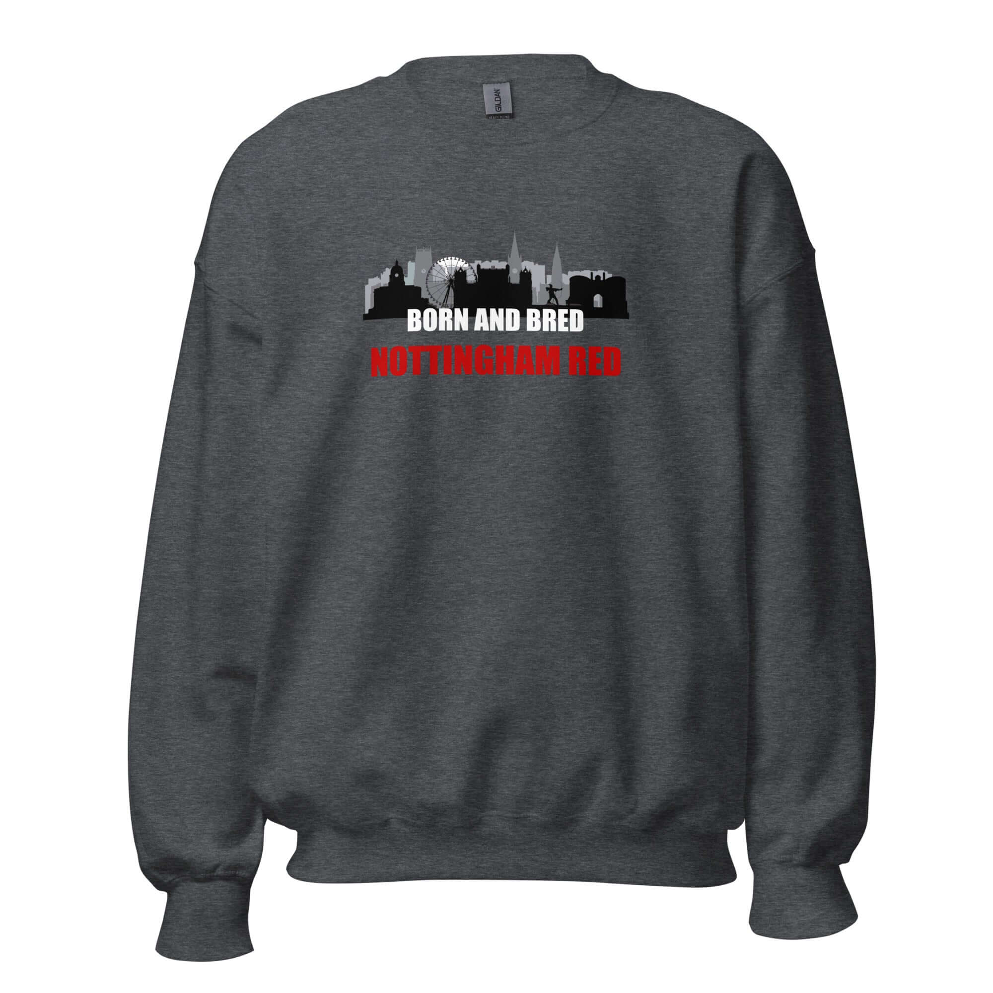 Unisex Sweatshirt - Born and Bred by Nottingham Reds