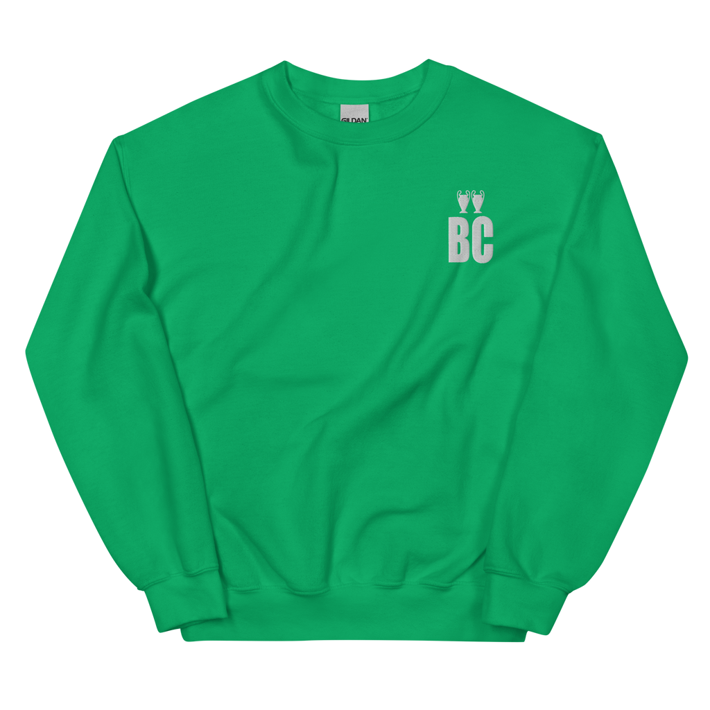 Unisex Sweatshirt - BC Green Jumper (Embroidered design) by Nottingham Reds
