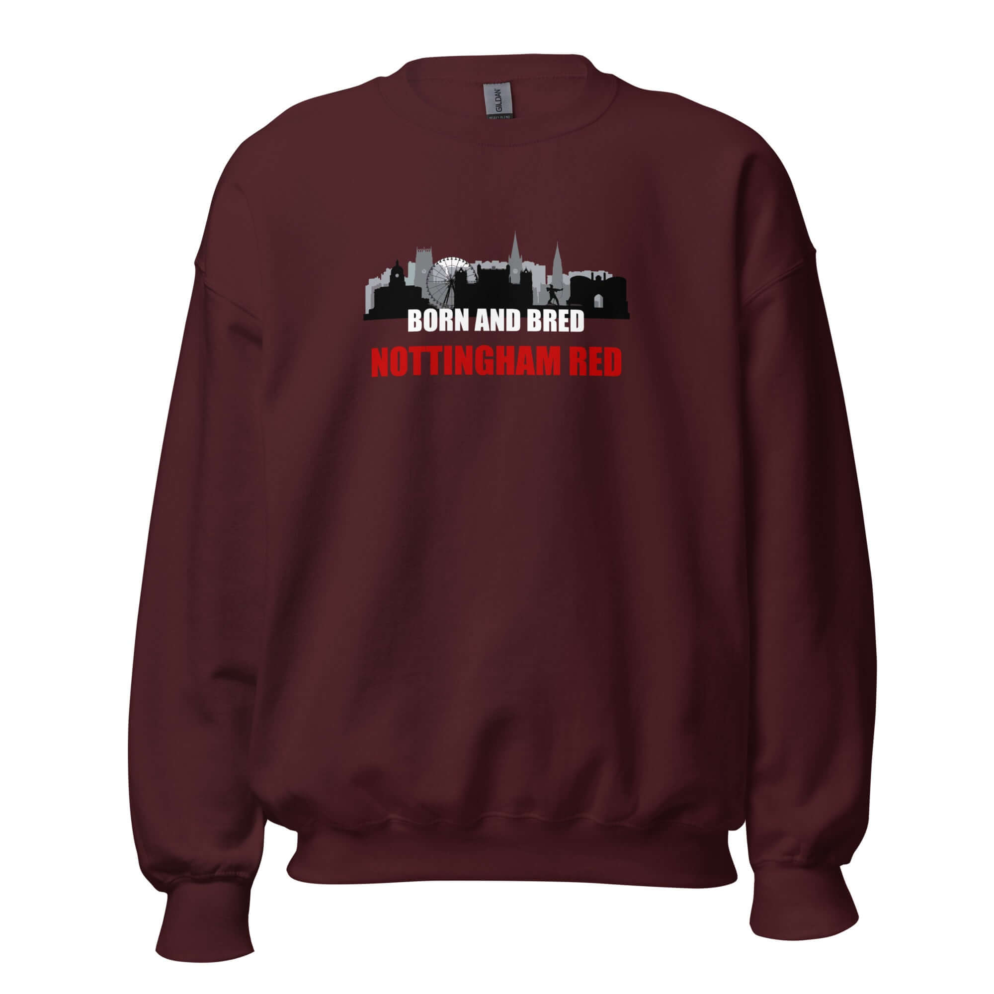 Unisex Sweatshirt - Born and Bred by Nottingham Reds