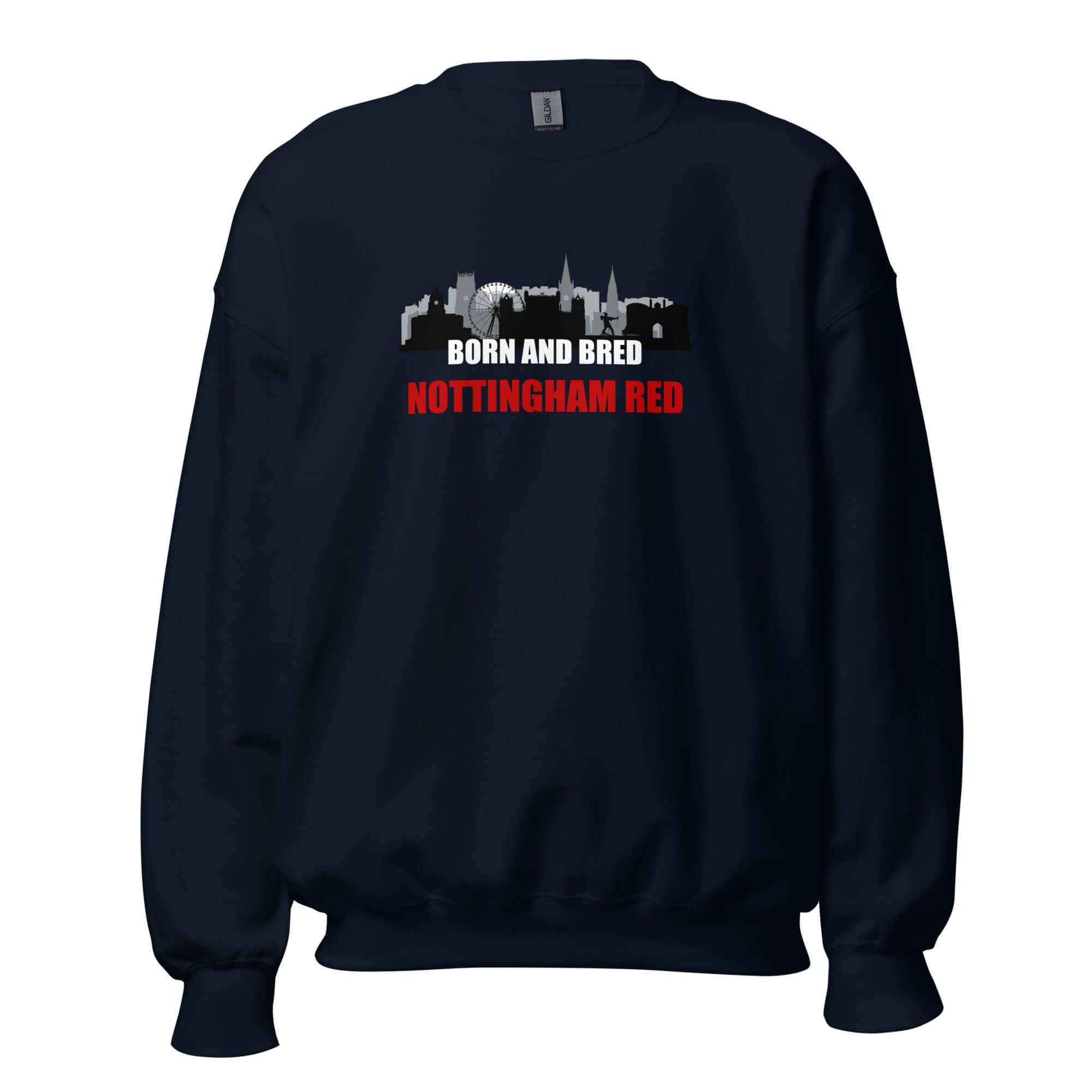Unisex Sweatshirt - Born and Bred by Nottingham Reds