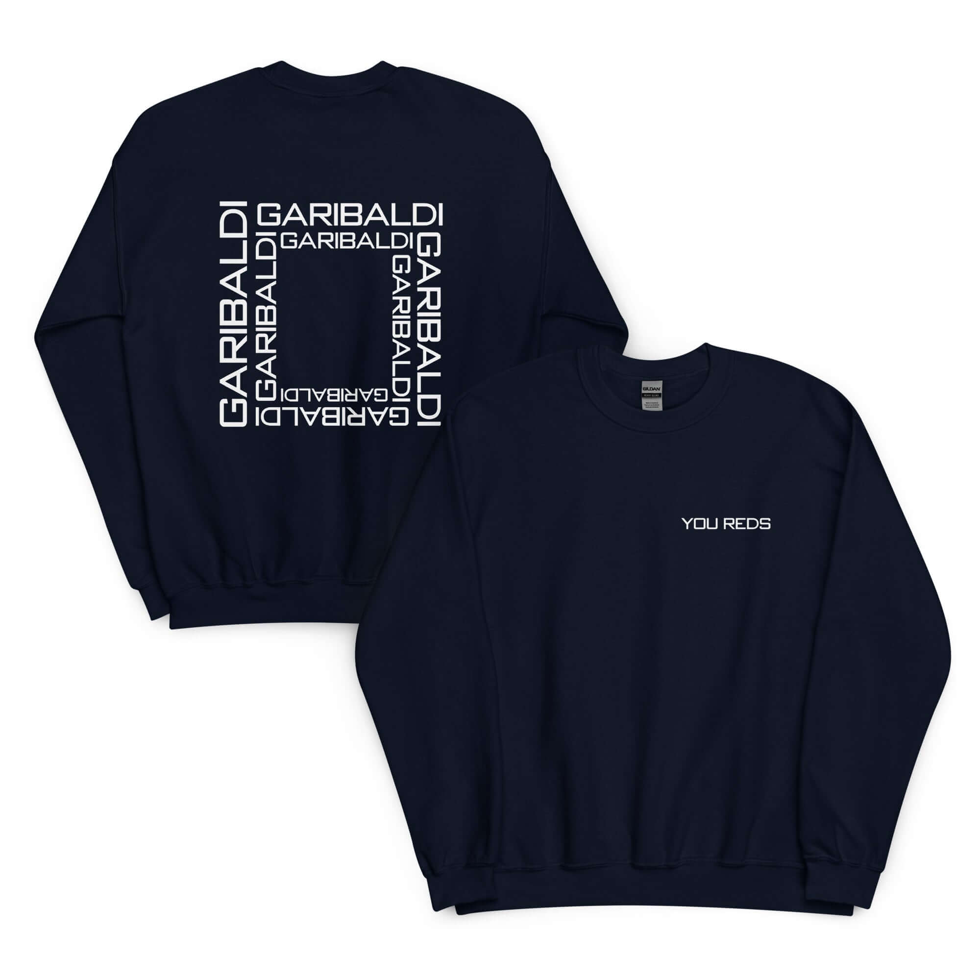Unisex Sweatshirt - Garibaldi Reds by Nottingham Reds