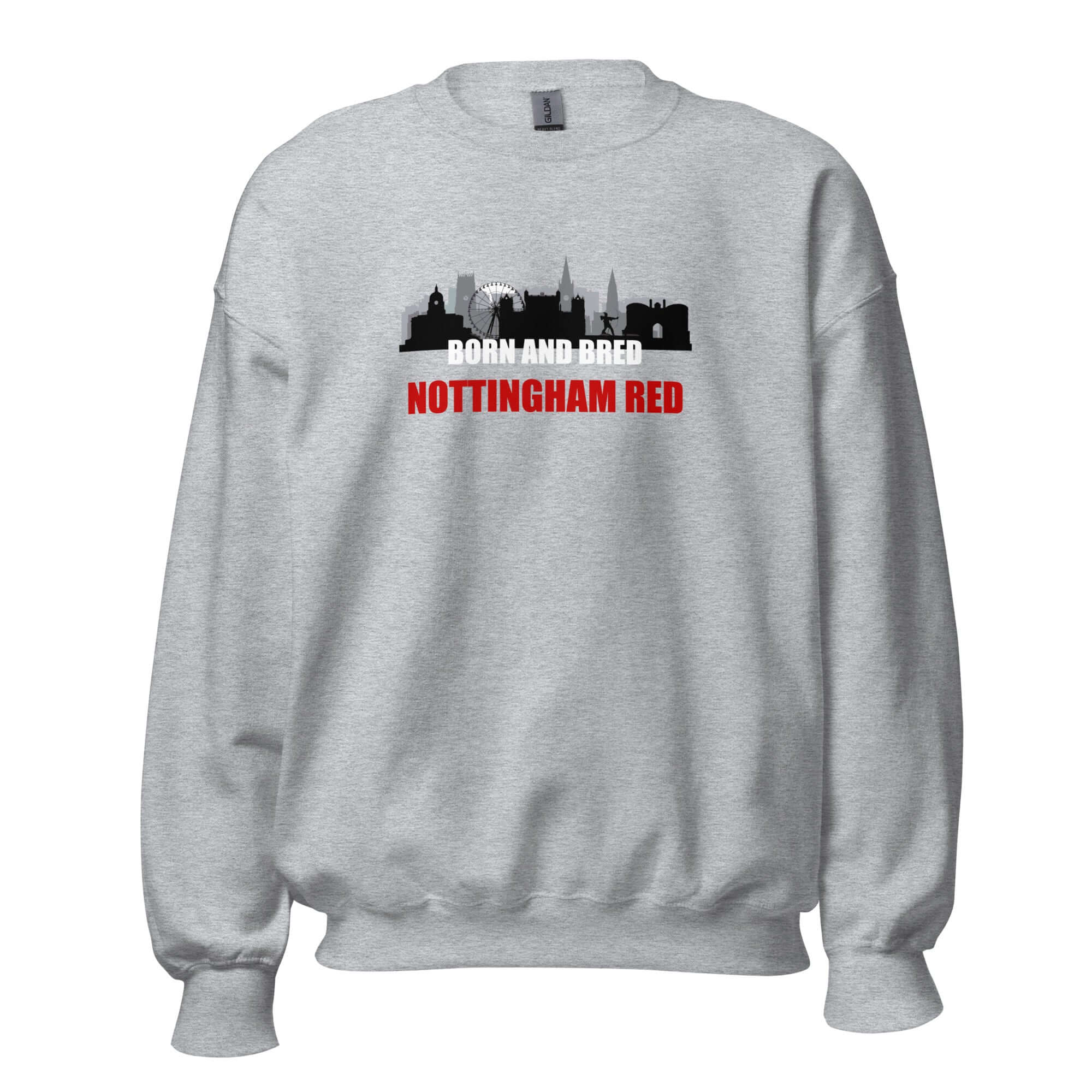 Unisex Sweatshirt - Born and Bred by Nottingham Reds