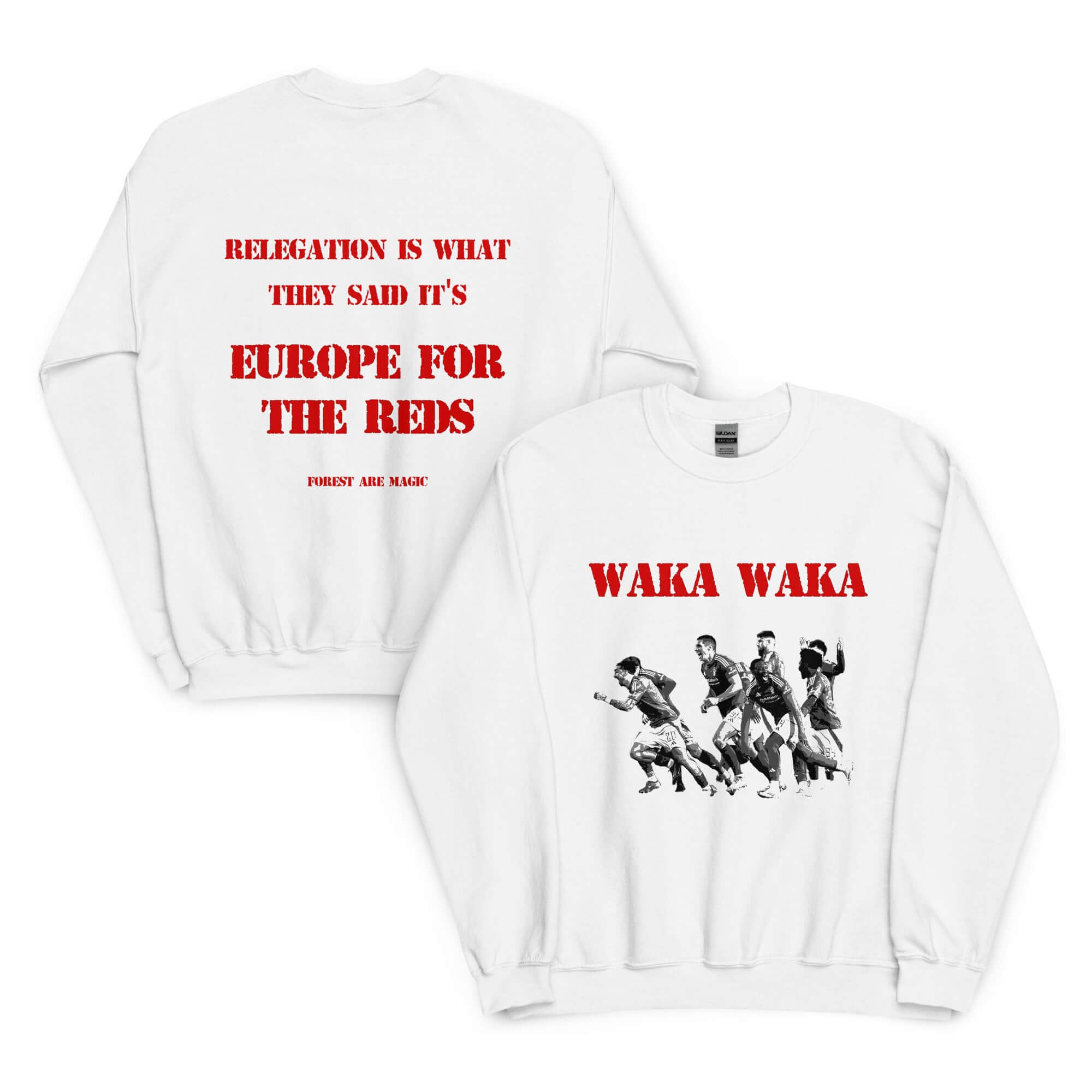 Unisex Sweatshirt - Waka Waka Europe by Nottingham Reds