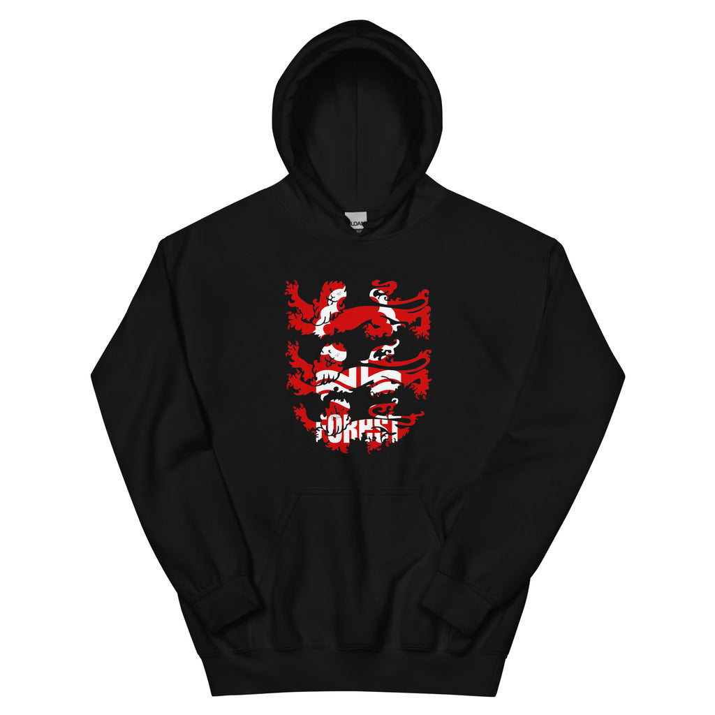 Unisex Hoodie - 3 Lions by Nottingham Reds