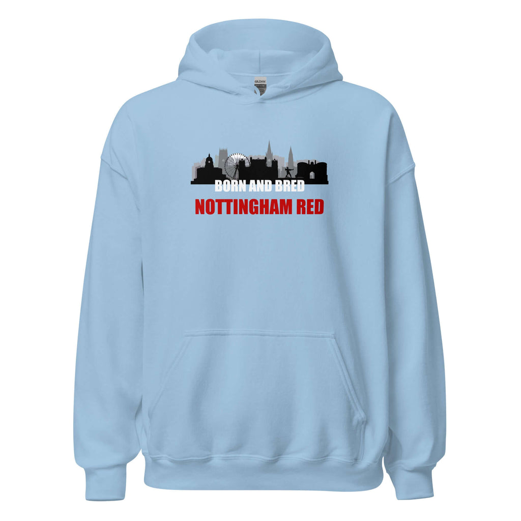 Unisex Hoodie - Born and bred by Nottingham Reds