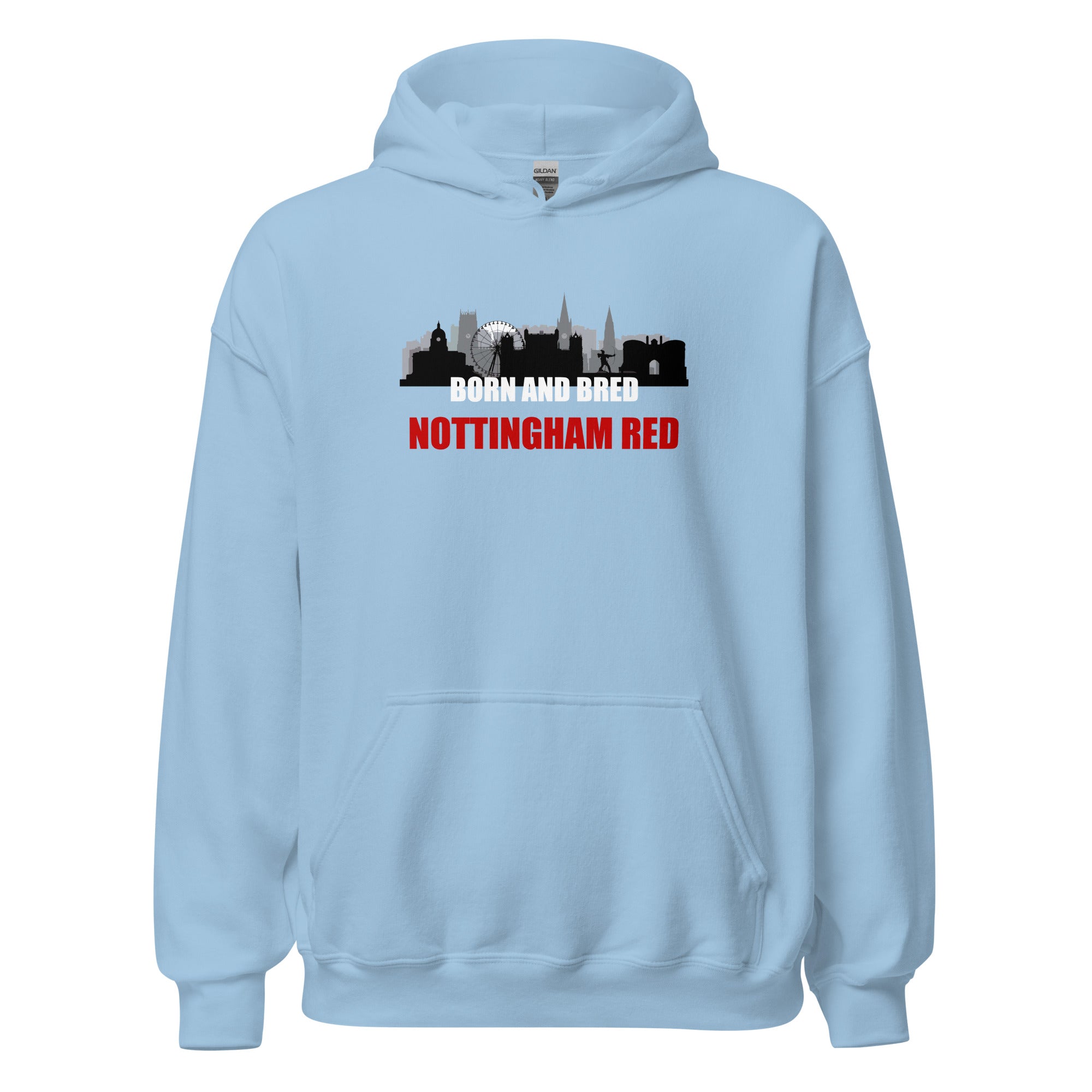 Unisex Hoodie - Born and bred by Nottingham Reds